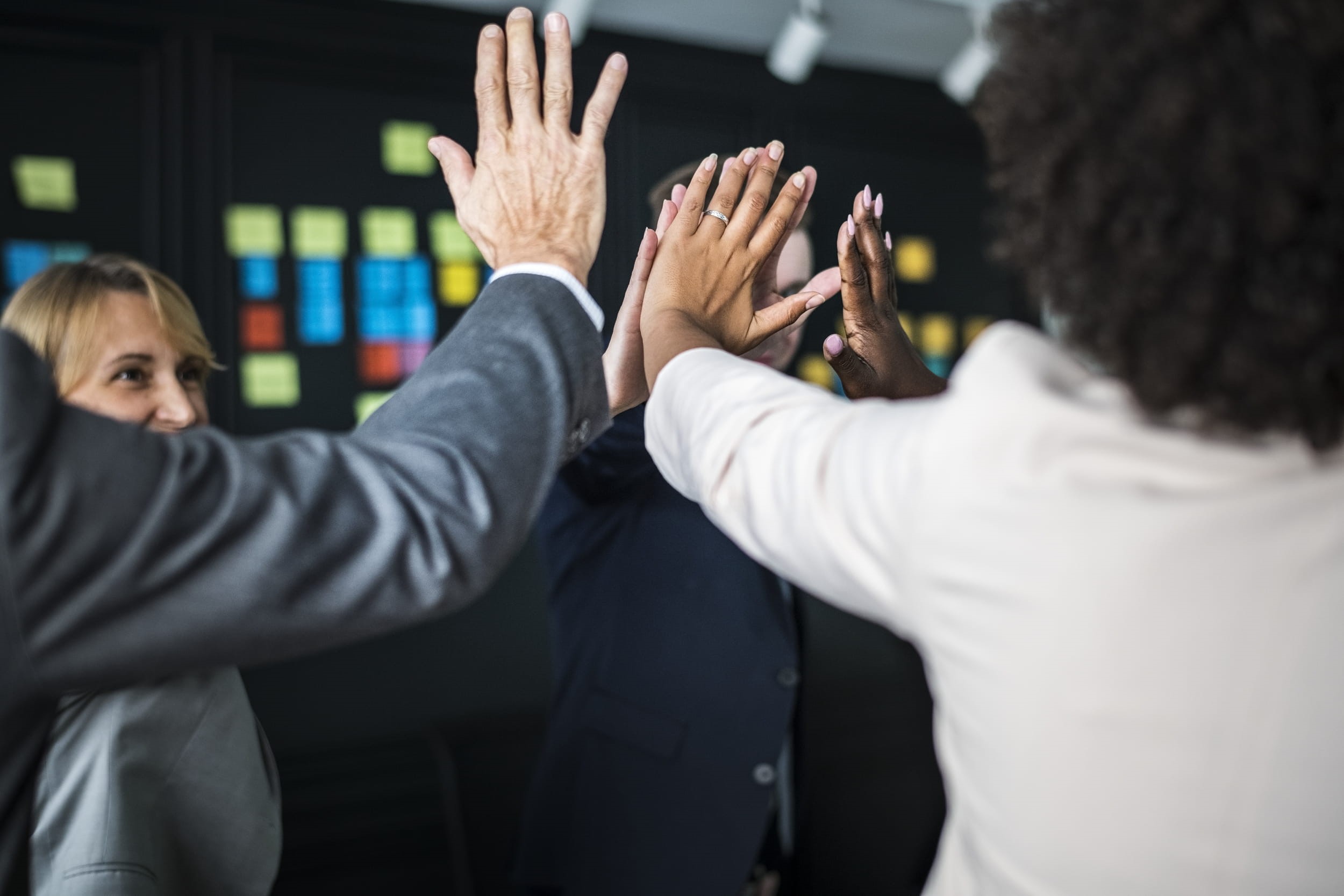 team building, people, deal, greeting, body part, success, coworker, meeting, men, collaboration, hand, arms raised, high, business, hit, women, adult, HD Wallpaper