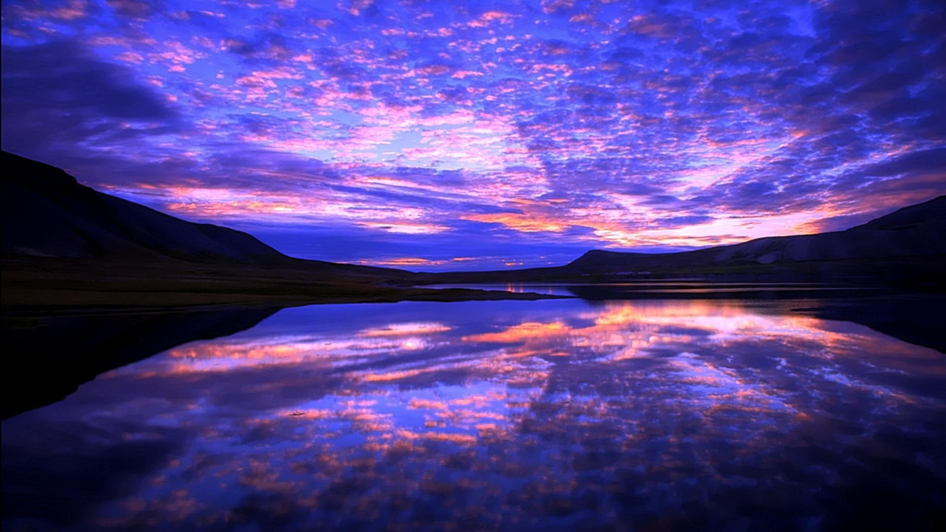 lovely, cool, 3d and abstract, 1080P, amazing, distribution, beauty, awesome, fascinating, blue, HD Wallpaper