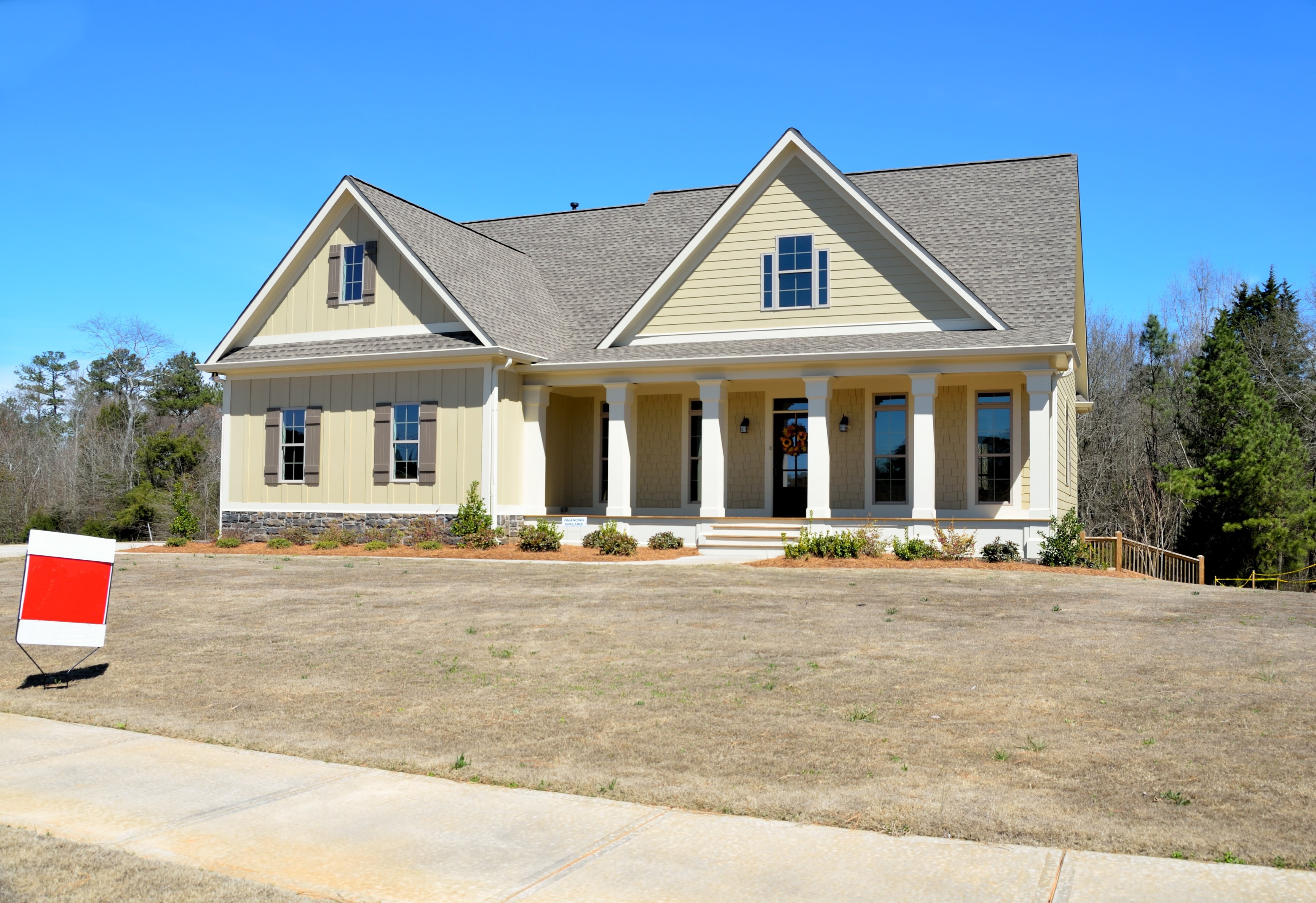 garage, outdoors, driveway, for sale, building, row house, facade, wealth, real-estate, door, entrance, home, residential District, sale, front or back yard, HD Wallpaper
