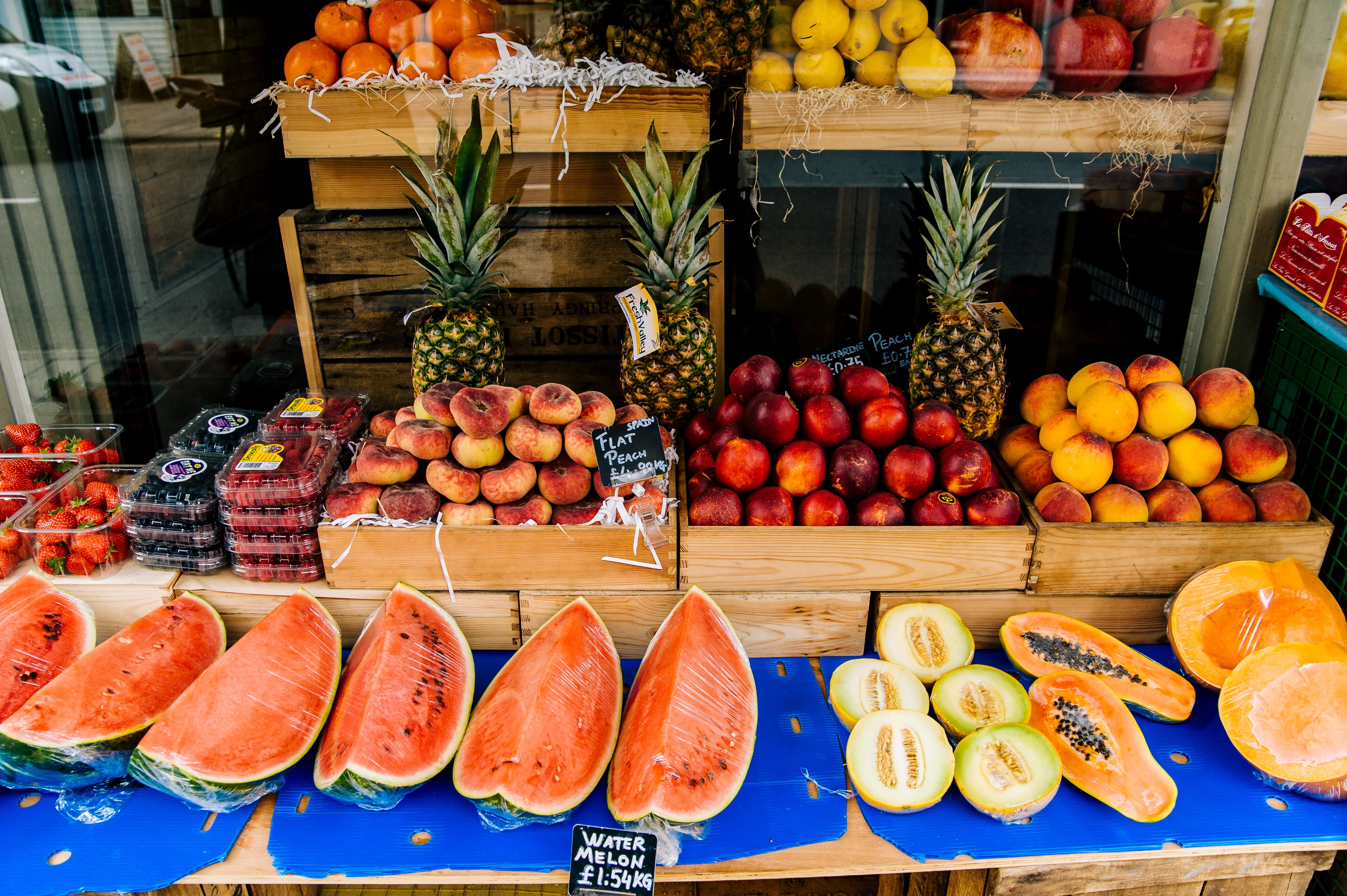 no people, for sale, watermelon, retail display, citrus fruit, shop, sale, delicious, large group of objects, Booth, healthy eating, stock, freshness, grow, HD Wallpaper