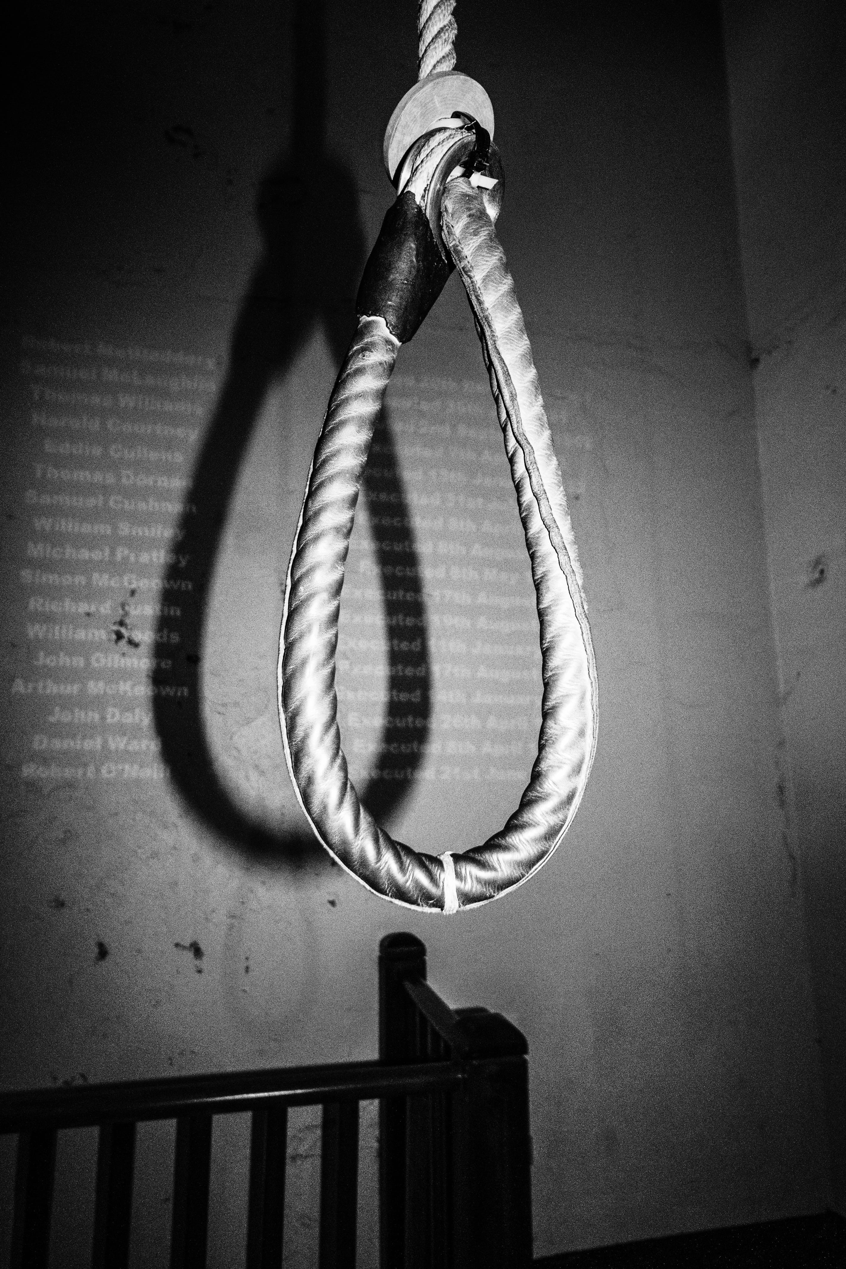 kill, indoors, hang, dead, architecture, wood - material, neck, 4K, gallows, metal, choke, justice, shadow, sentence, crime, communication, low angle view, Phone HD Wallpaper