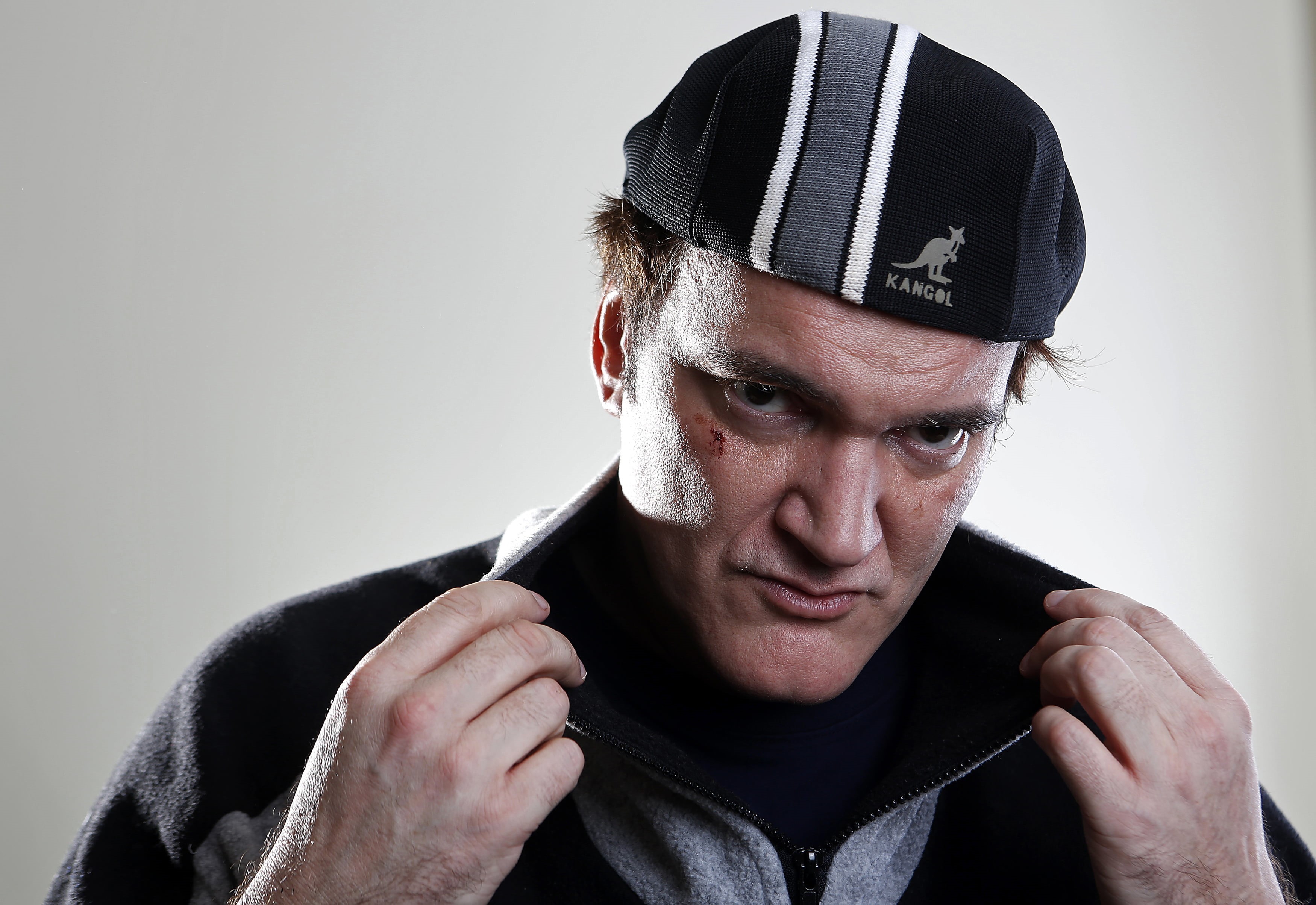 male Beauty, one Man Only, sadness, frowning, human Hand, furious, clothing, cap, human Face, jacket, serious, young adult, s, quentin tarantino, emotion, HD Wallpaper