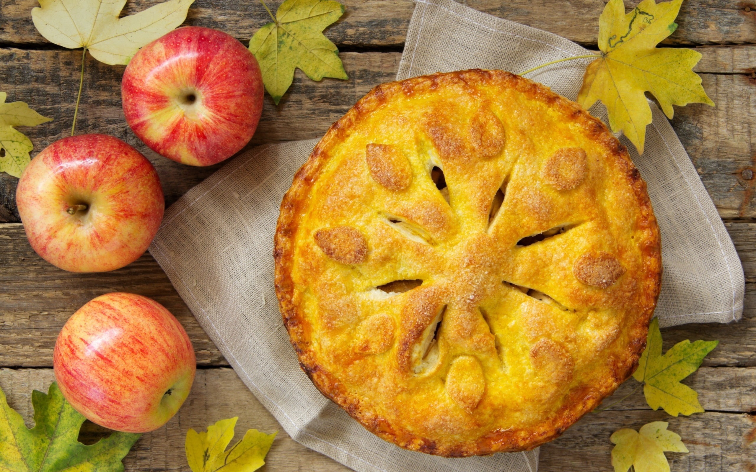 2K, apple, pie, tasty, fresh, baked, yummy, HD Wallpaper