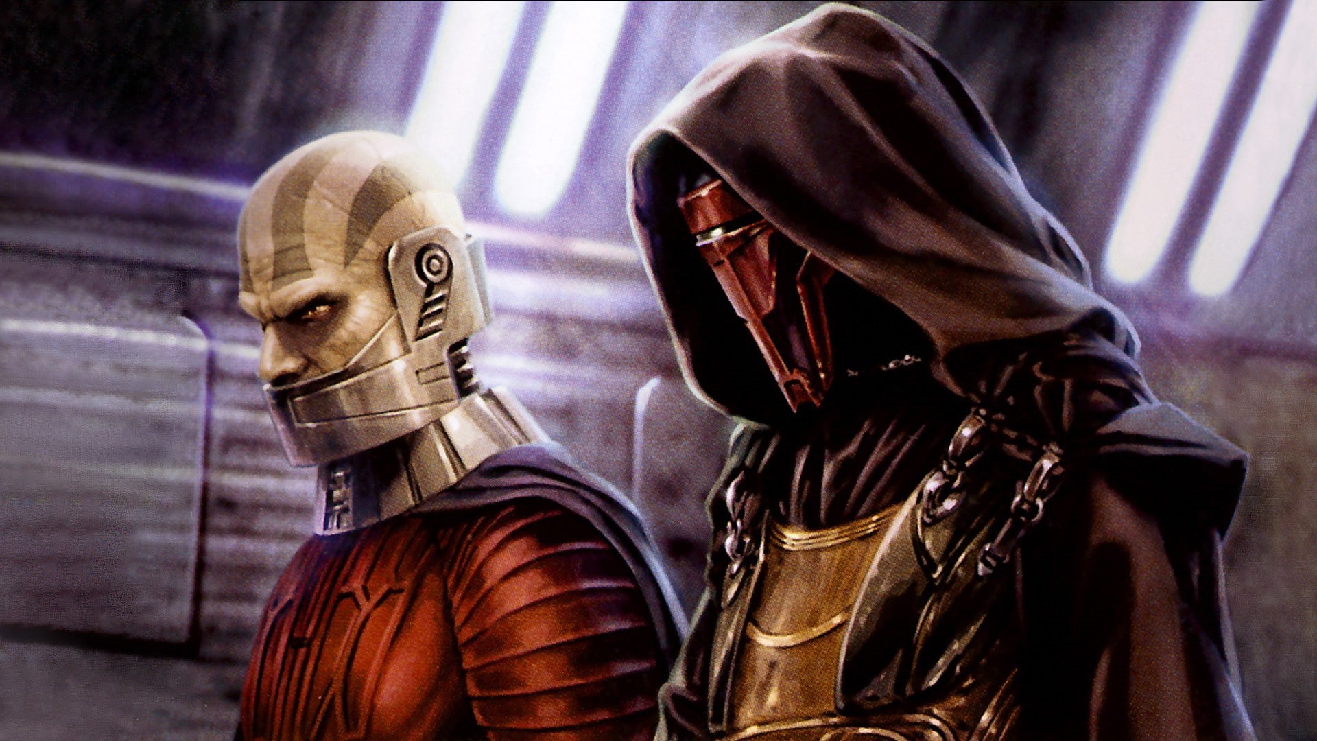 obscured face, uniform, aggression, unrecognizable person, indoors, human representation, protection, men, star wars darth revan darth malak, security, HD Wallpaper