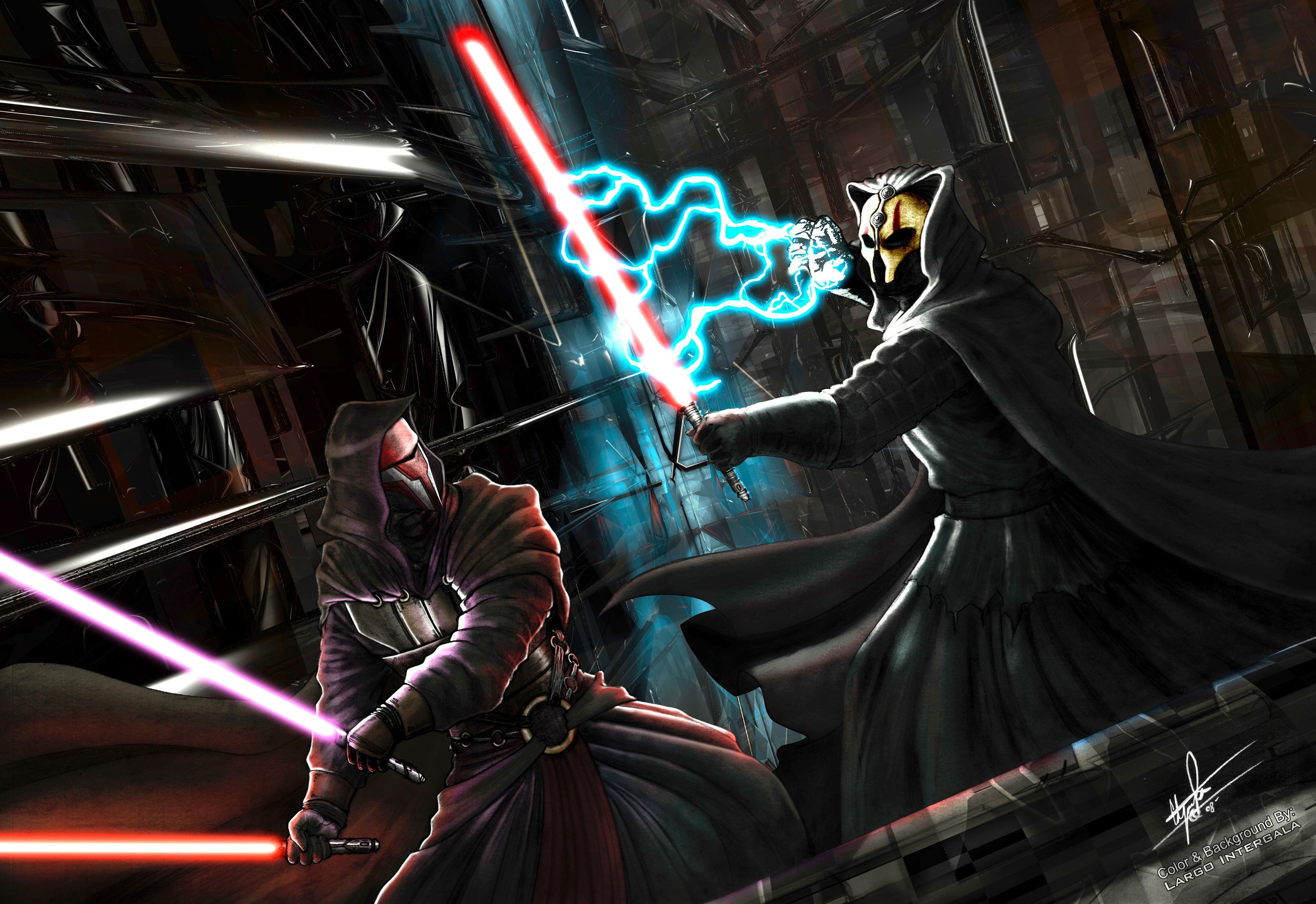 revan, 2K, wars, republic, darth, star, knights, old, HD Wallpaper
