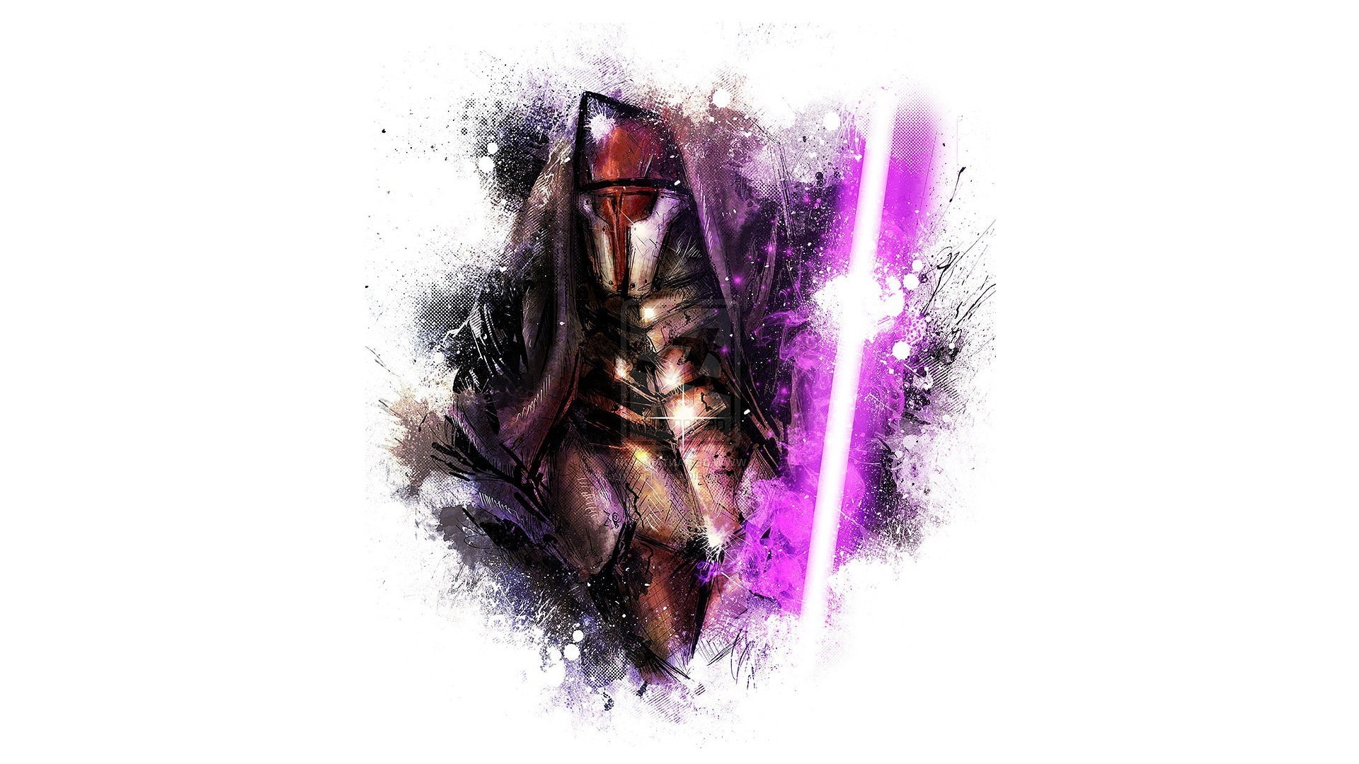 studio shot, 1080P, celebration, copy space, belief, digital composite, representation, spirituality, close-up, Star Wars, purple, Star Wars: Knights Of The Old Republic, HD Wallpaper