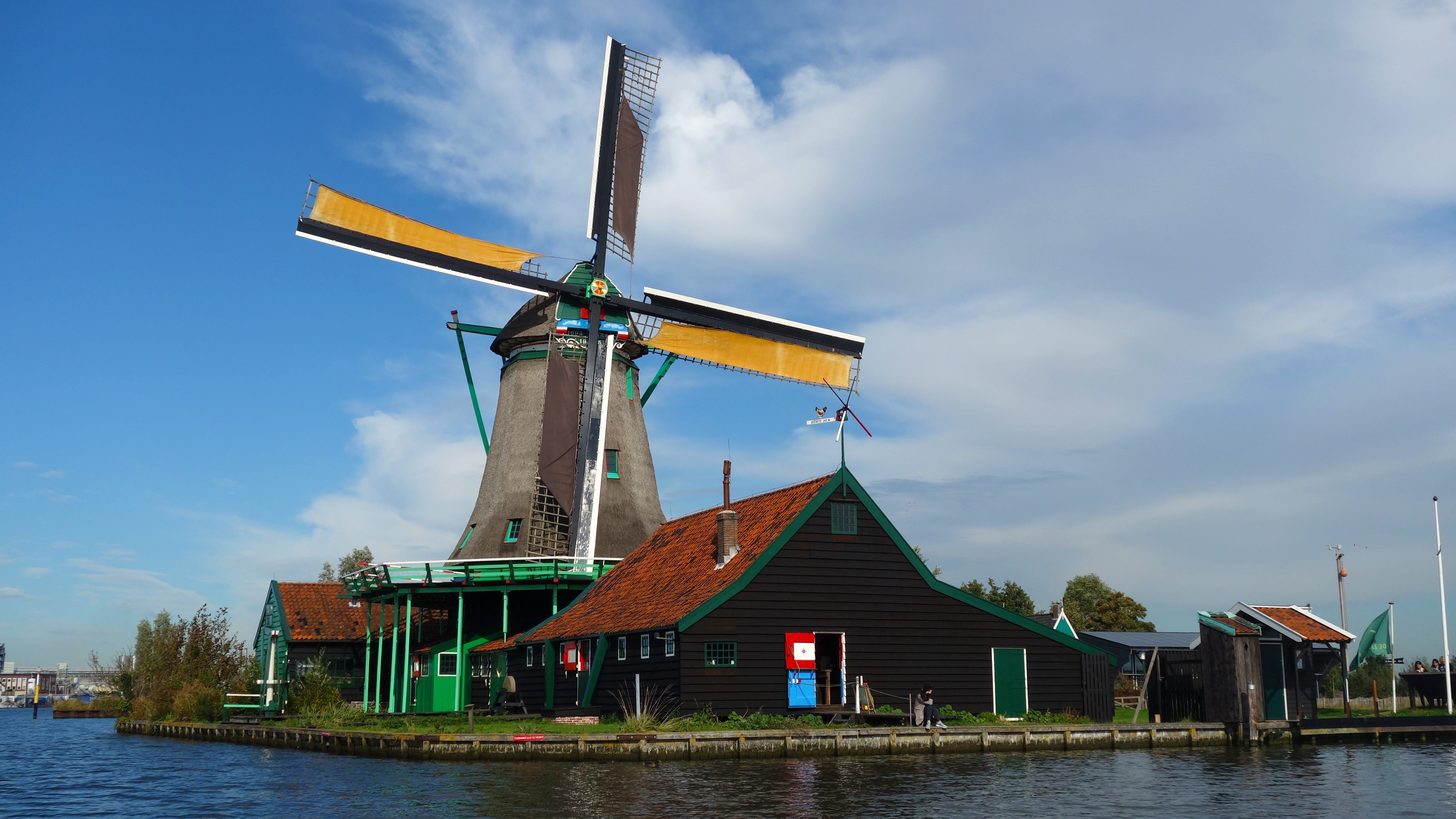 tourism, mill, wind mill, wind power, no people, architecture, environmental conservation, holland, water, traditional windmill, built structure, day, wind turbine, HD Wallpaper