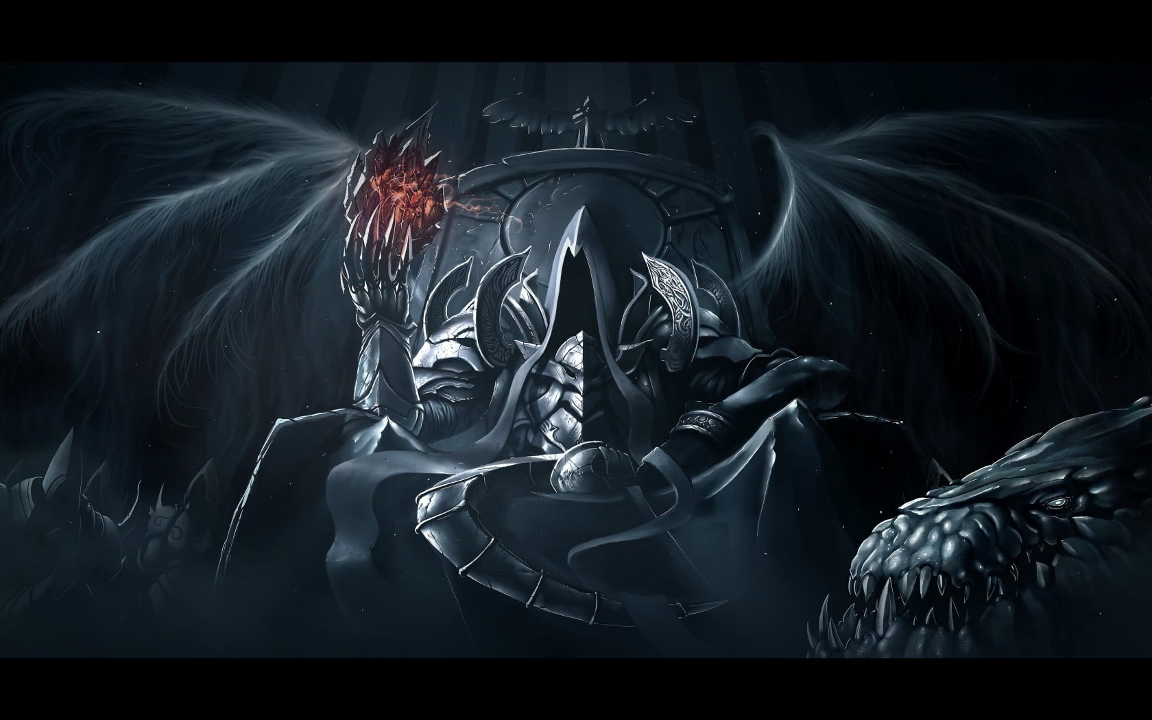 close-up, video games, illuminated, auto post production filter, digital art, Diablo III, human representation, no people, indoors, fanart, blurred motion, HD Wallpaper