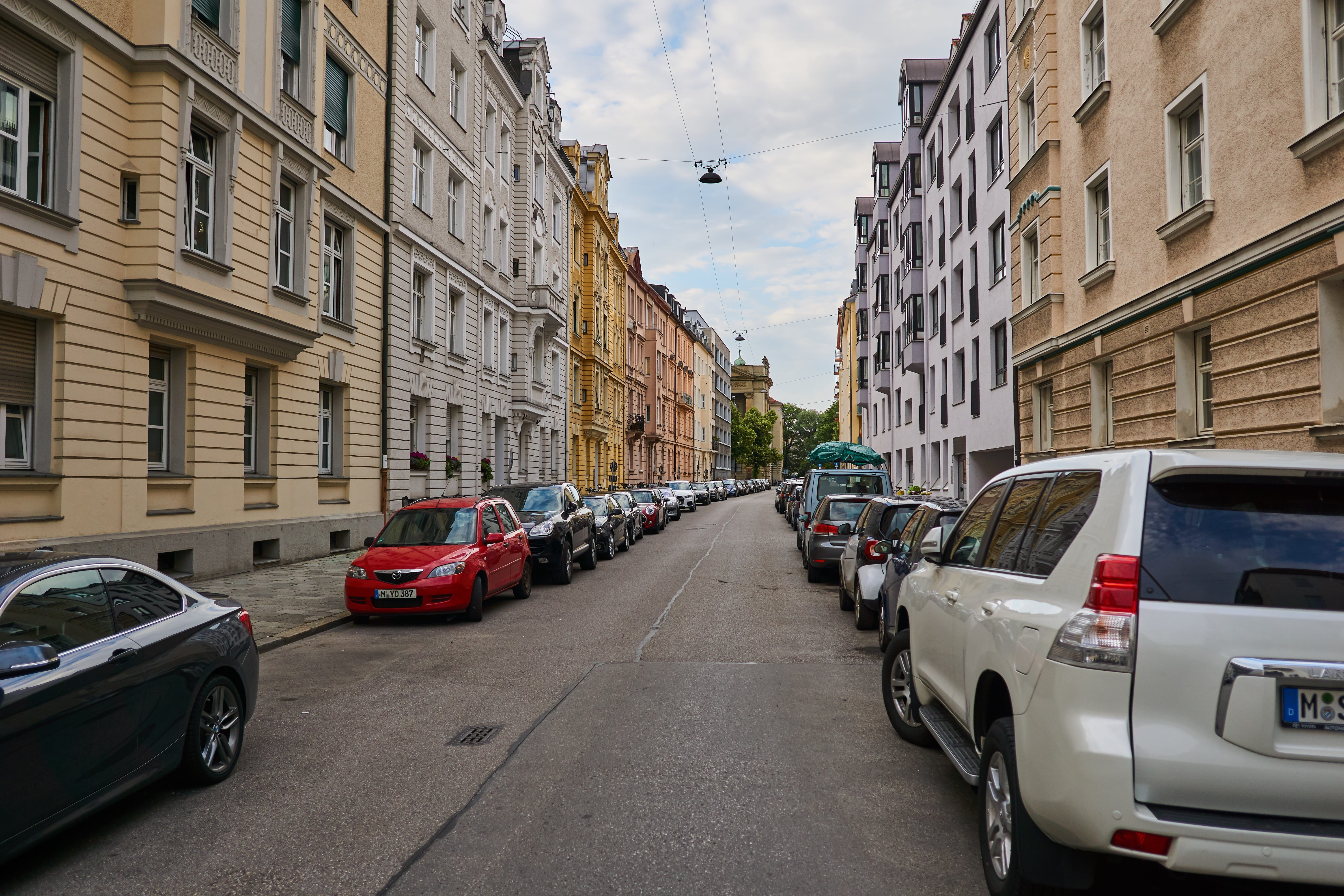 building exterior, car, land vehicle, munich, panorama, the way forward, palace of justice, direction, artists, magnificent buildings, bavaria, marienplatz, HD Wallpaper