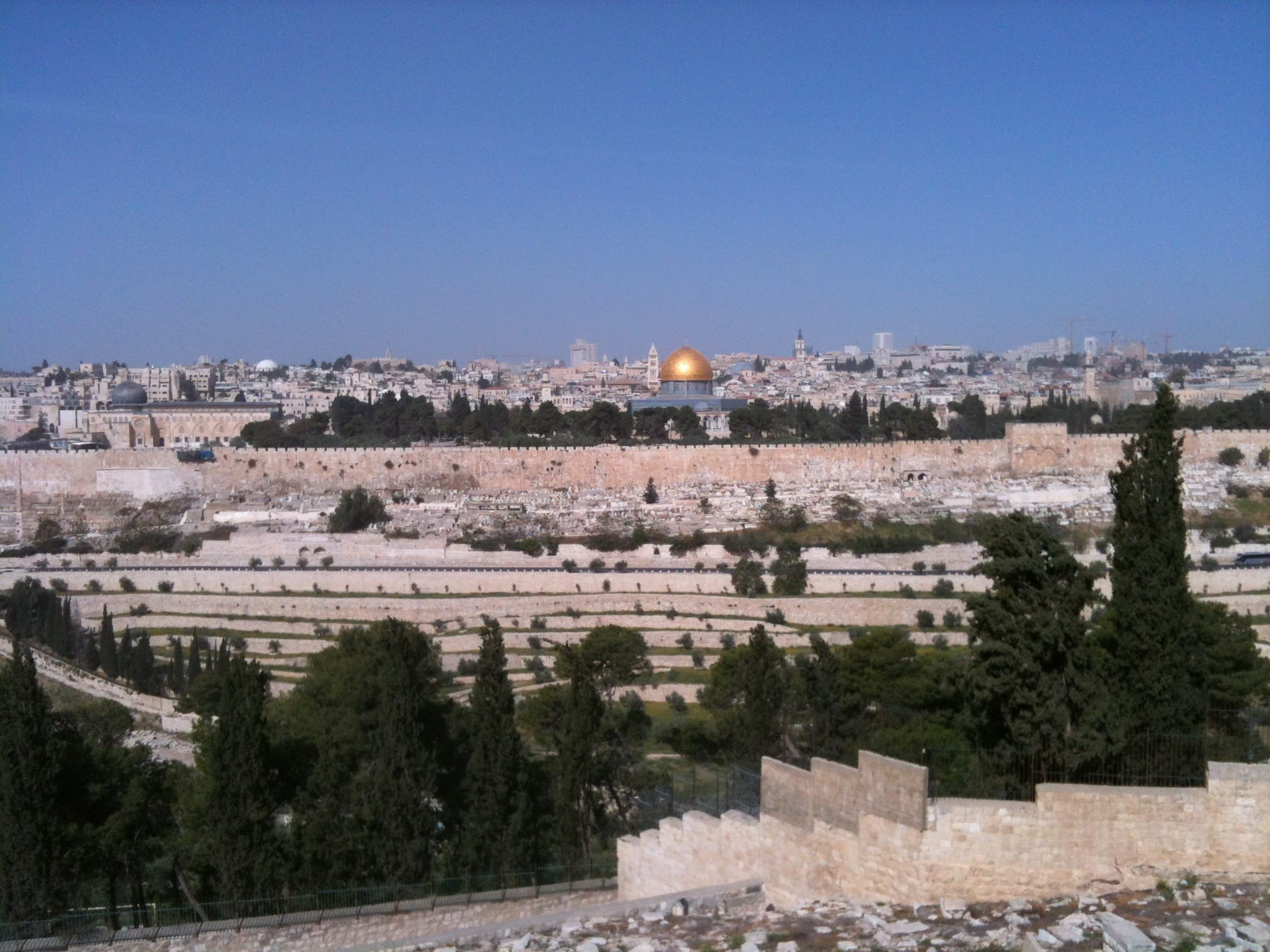 travel destinations, history, the past, landmark, clear sky, building, israel, blue, architecture, outdoors, temple mount, main sanctuary, sky, plant, Golden Dome, HD Wallpaper
