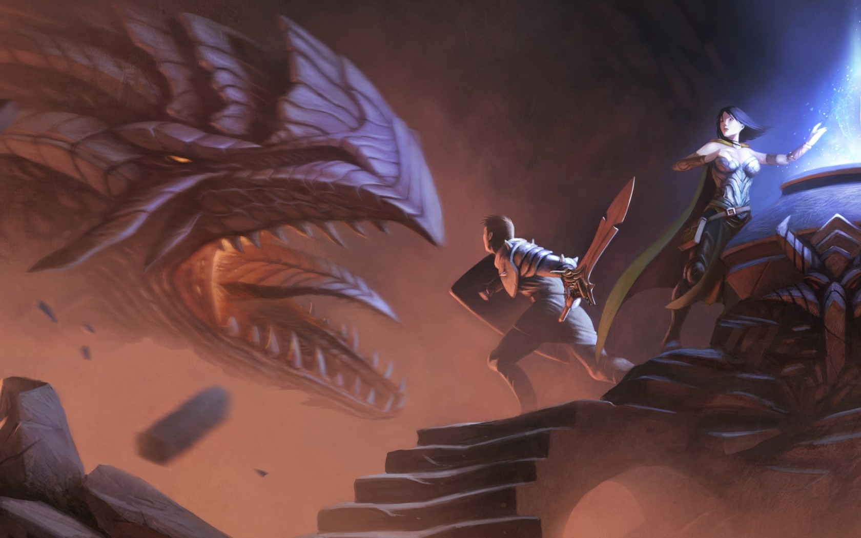 hd, runescape, sword, 720P, dragon, video games, HD Wallpaper