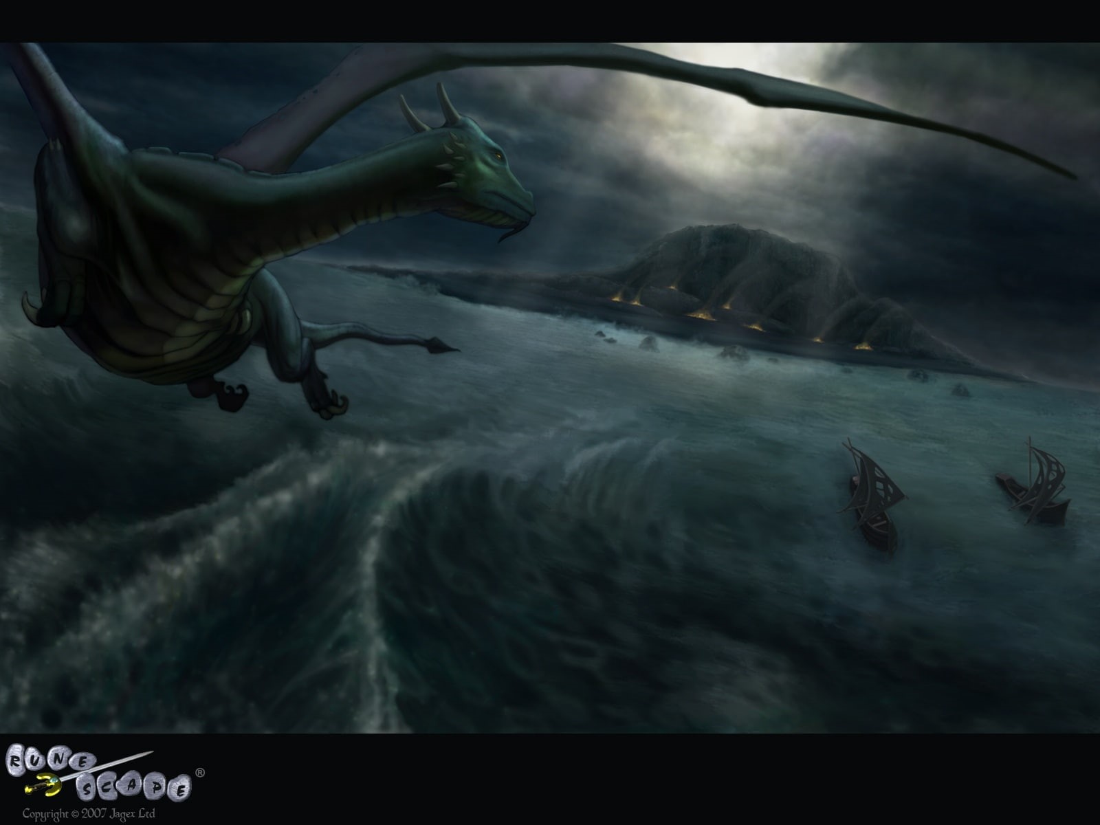 fantasy, adventure, warrior, runescape, dragon, 720P, HD Wallpaper