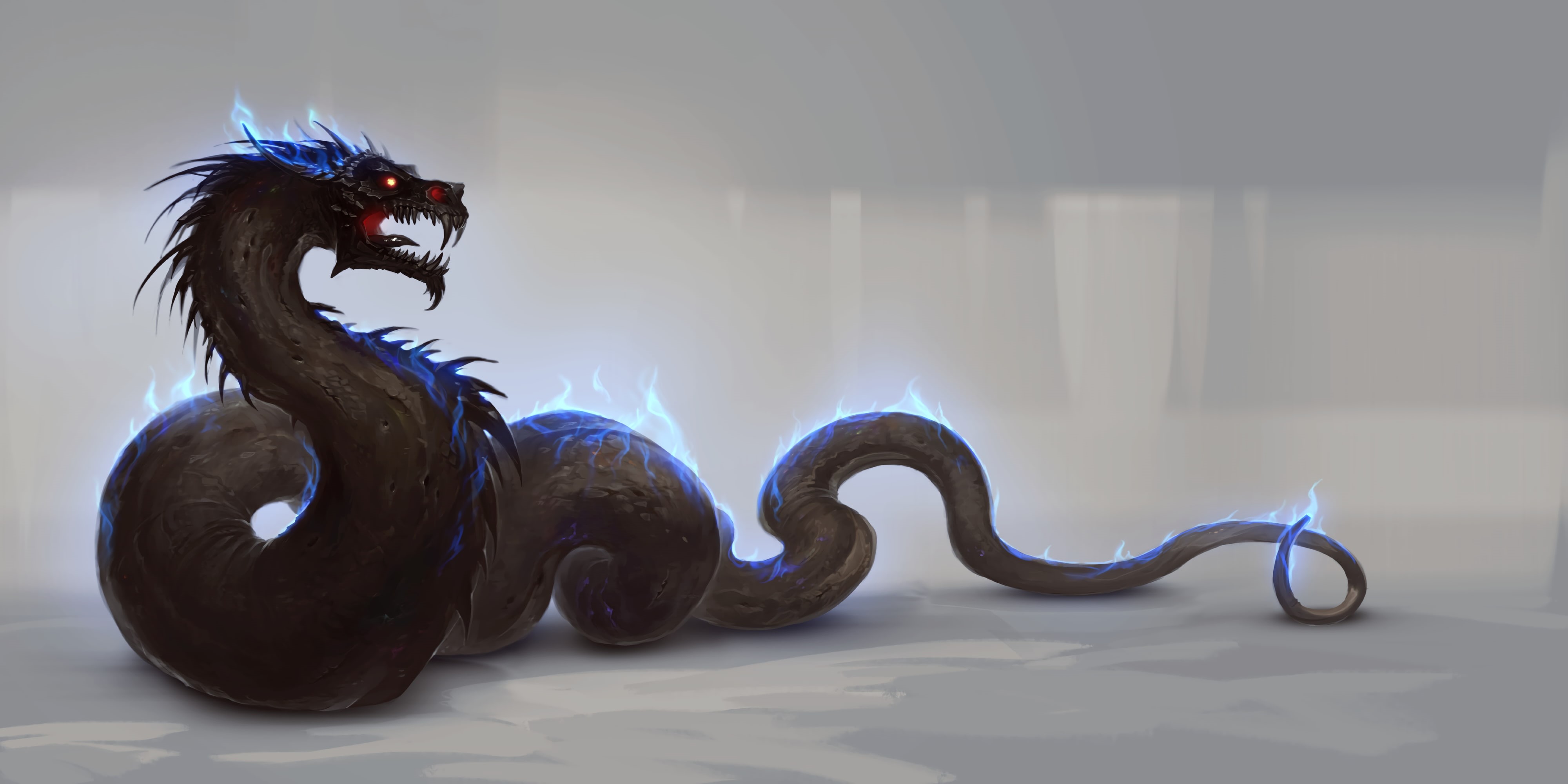 4K, Creature, Fantasy, Wyrm, HD Wallpaper