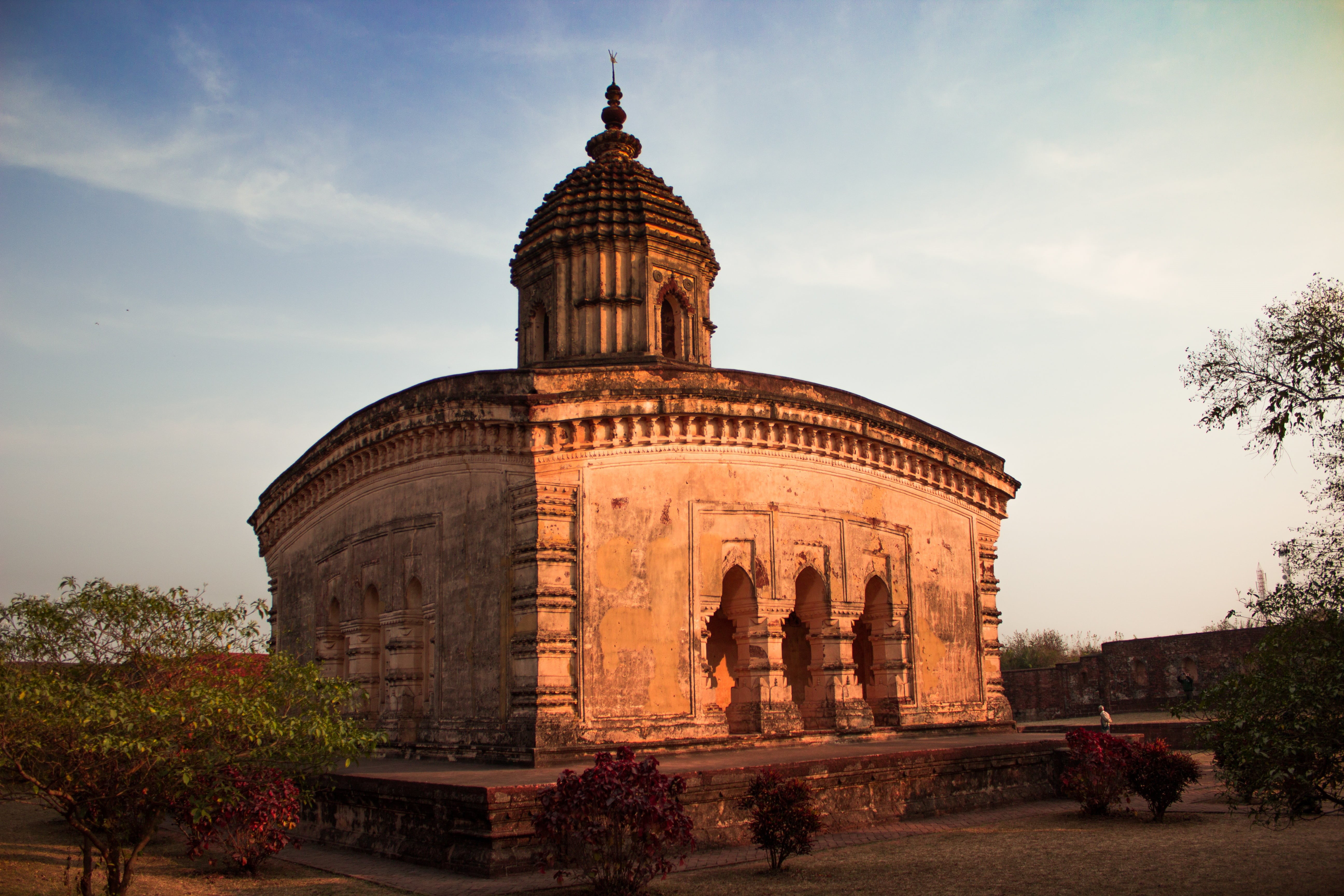 ancient, architectural column, bishnupur temple, no people, ancient civilization, dome, temple, architecture, travel destinations, 5K, city, built structure, HD Wallpaper