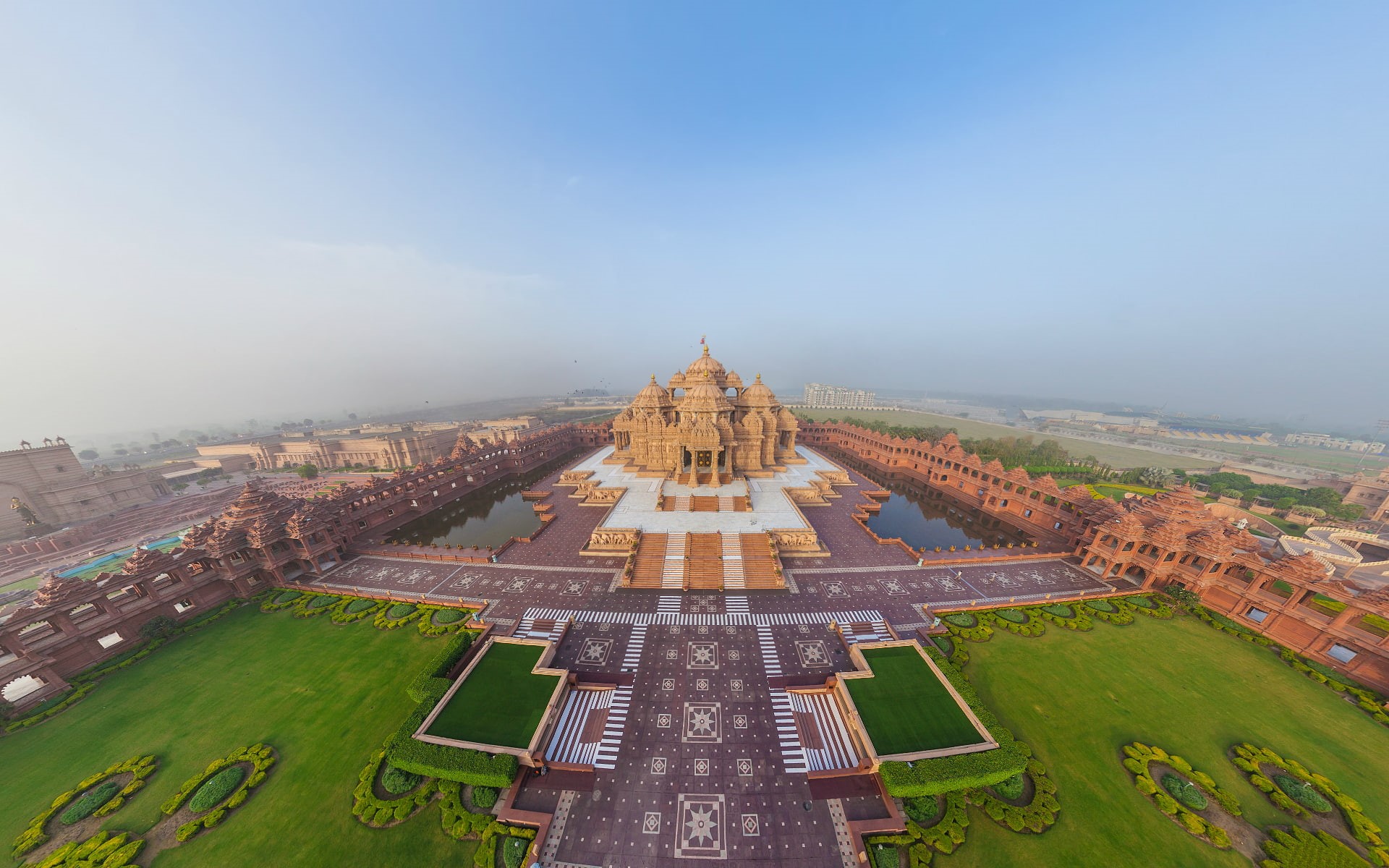 Akshardham, India, 1080P, Delhi, HD Wallpaper
