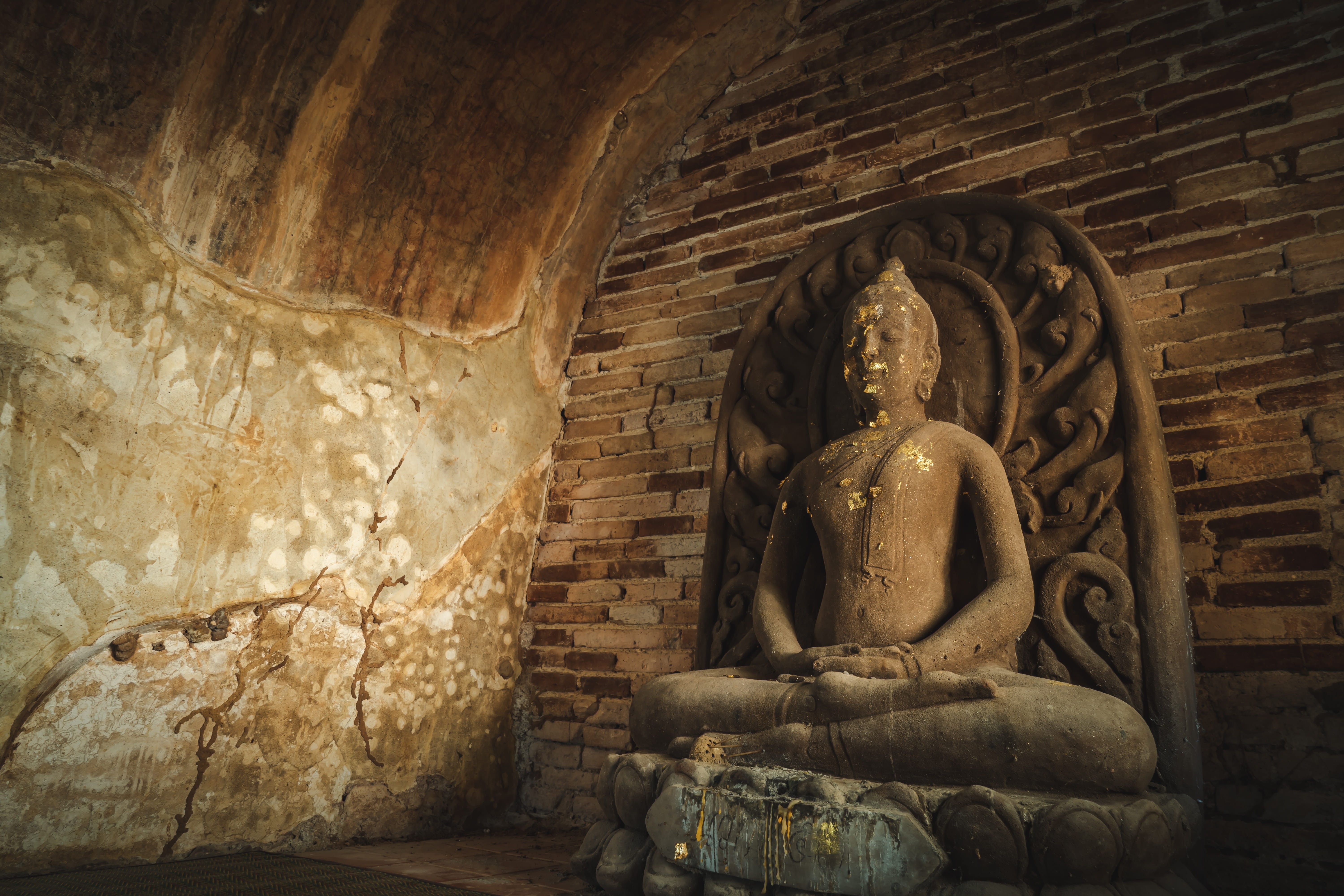 art and craft, architecture, temple, religion, old, building, no people, history, statue, ancient, wall - building feature, wat, built structure, human representation, HD Wallpaper