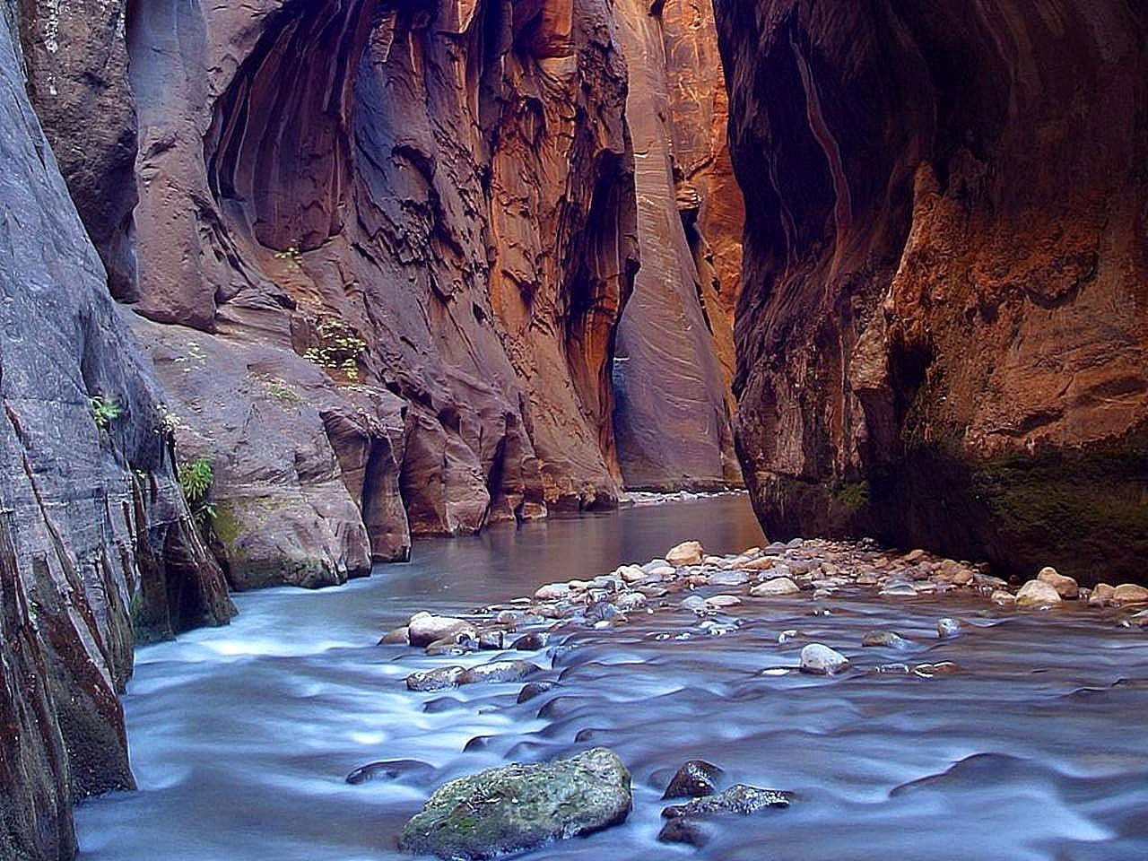 eroded, non-urban scene, no people, tourism, photo, zion, Utah, Zion National Park, United States, nature, water, travel, tranquility, rock formation, rock, HD Wallpaper