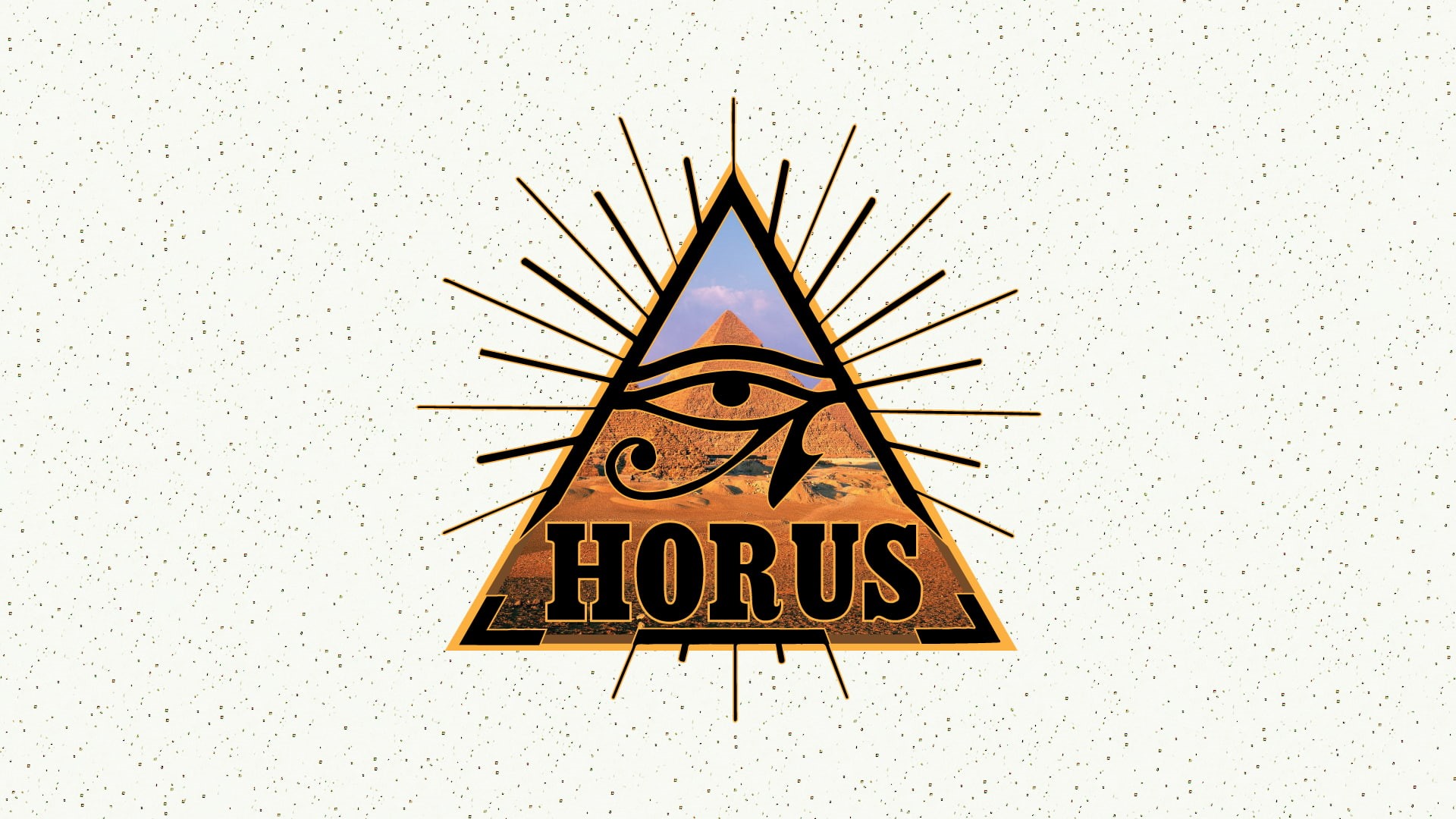Horus (deity), 1080P, Egypt, triangle, pyramid, Eye of Horus, HD Wallpaper
