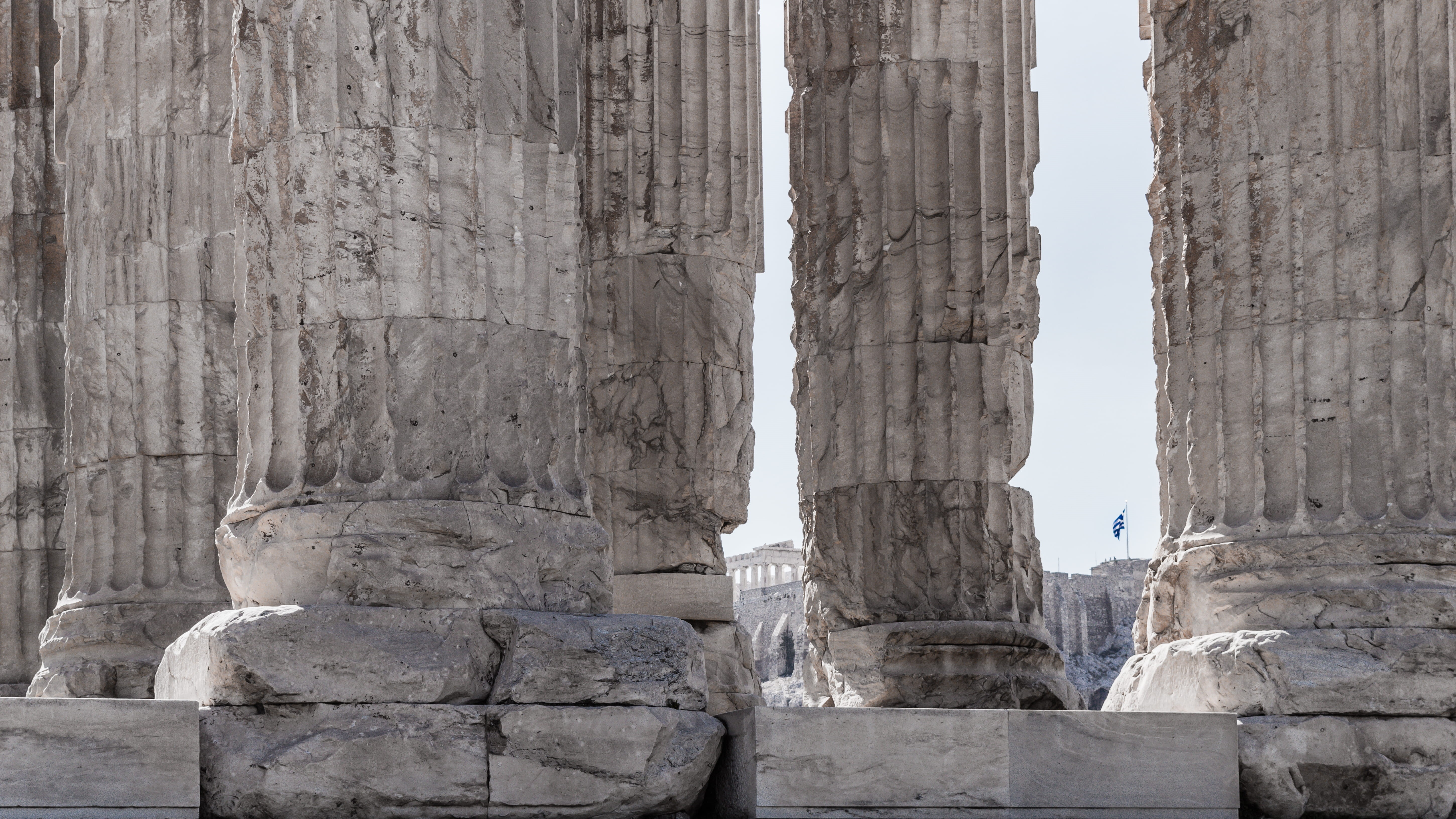 μάρμαρο, nature, no people, damaged, tourism, αρχαία, ancient, history, weathered, athens, art and craft, παρθενονας, old ruin, outdoors, the past, travel destinations, HD Wallpaper