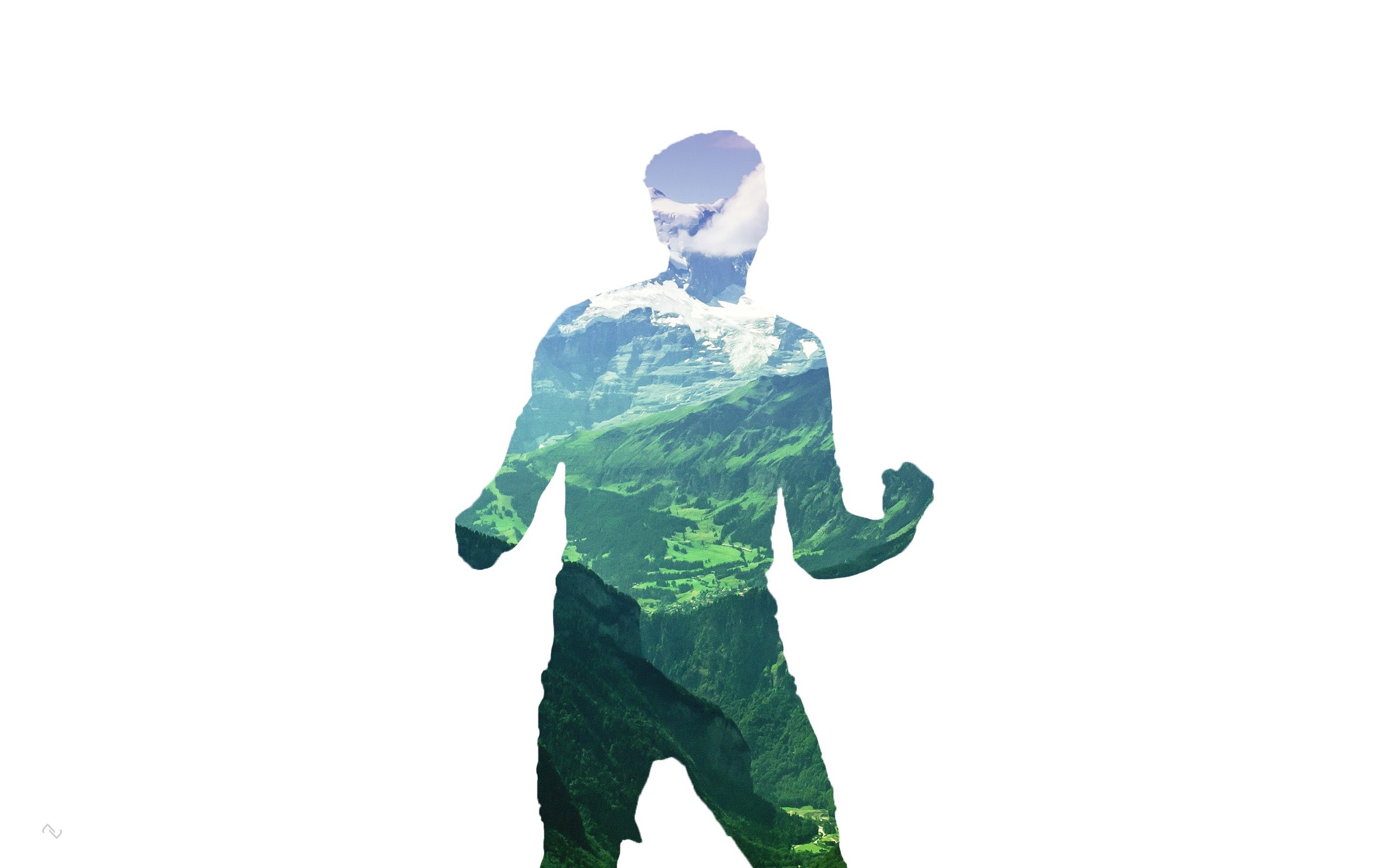 nature, adult, steven gerrard people celebrity footballers liverpool fc silhouette soccer, young adult, multiple exposure, cut out, one person, digital composite, HD Wallpaper