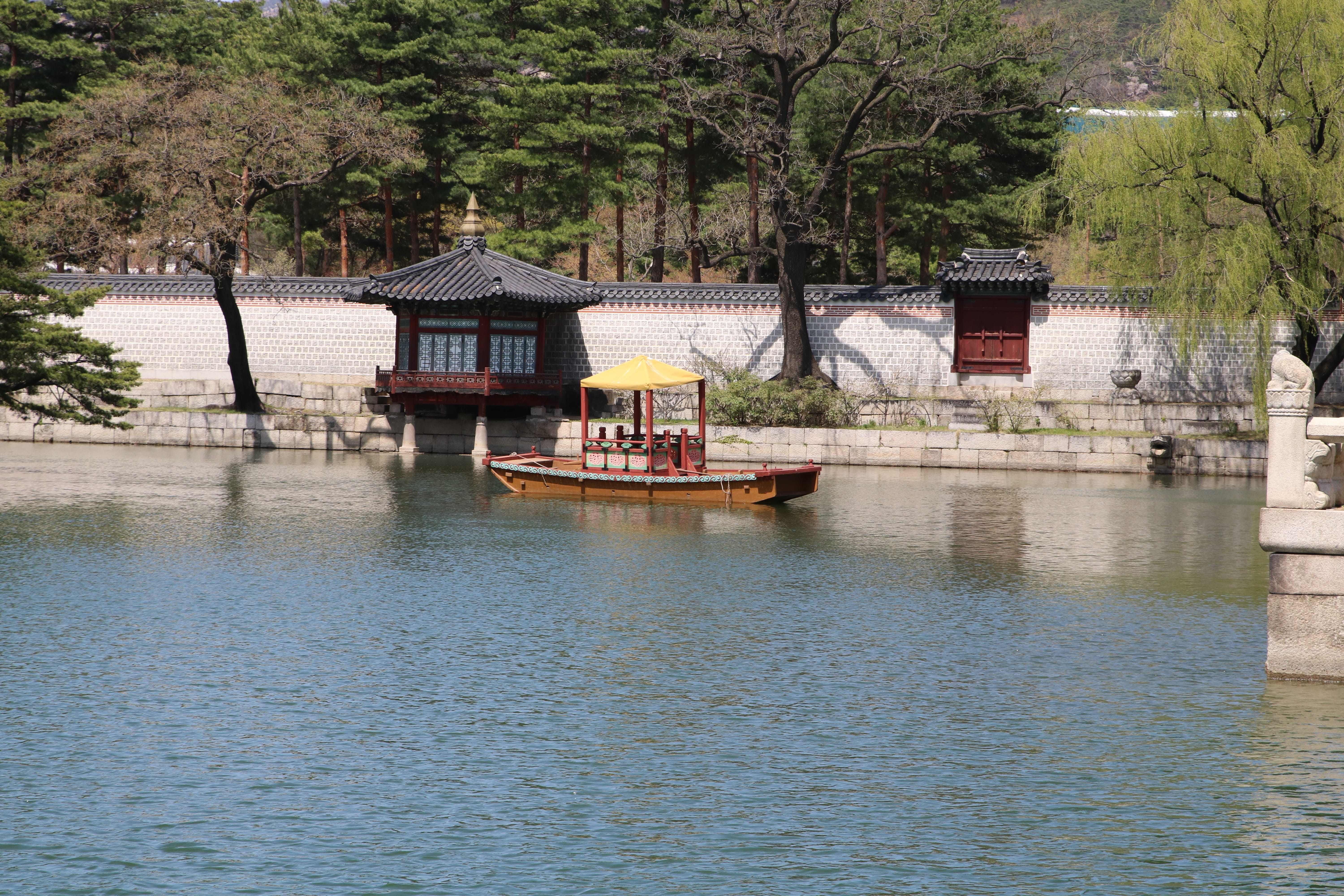 mode of transportation, passenger craft, architecture, 5K, building, plant, nature, transportation, republic of korea, reflection, travel, water, no people, HD Wallpaper