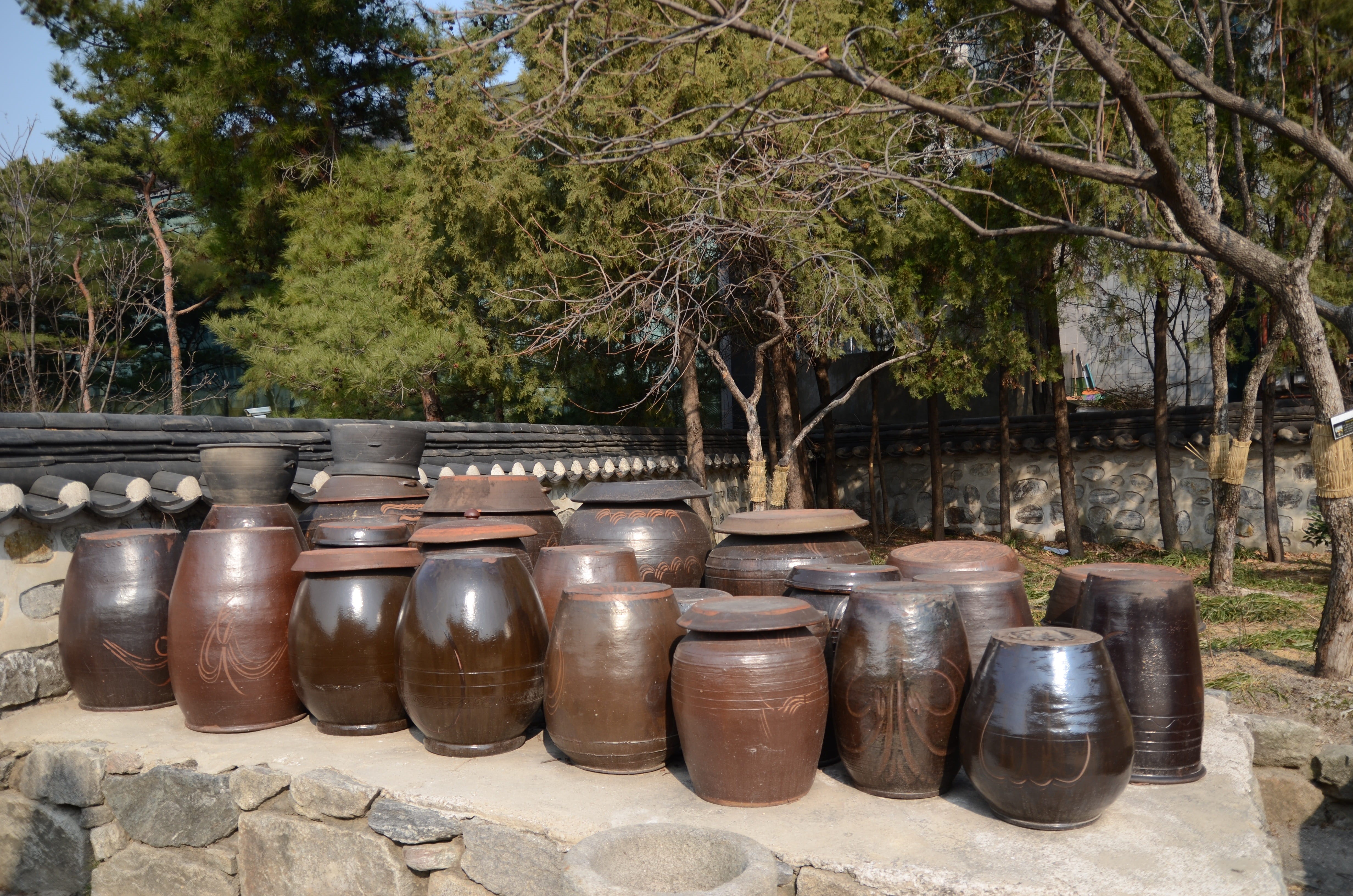 container, traditional, day, namsan, jar, outdoors, kimchi, korean, tranquility, republic of korea, beauty in nature, chapter reading, roof tile, cylinder, HD Wallpaper