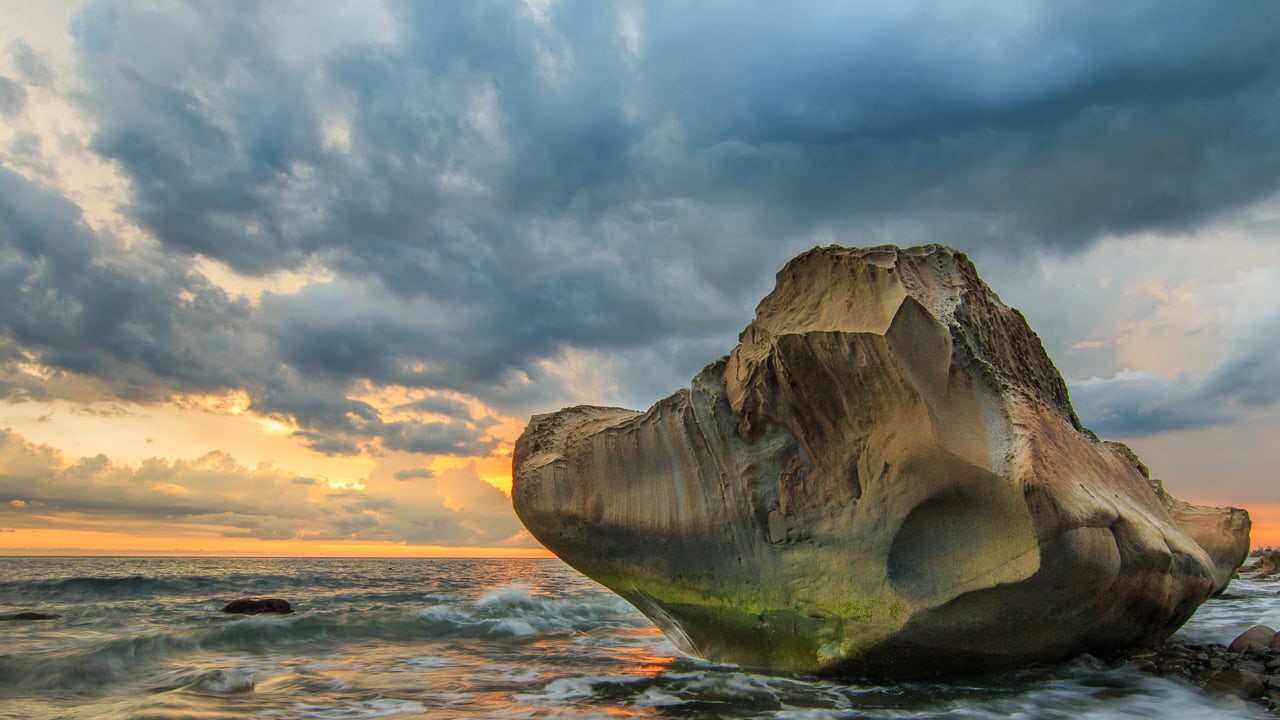 golden, hour, nature, landscape photography, body of water, sea, IMG, beach, golden hour, 台灣, rock, formation, TW, Sunset, rock formation, landscape, Coast, HD Wallpaper