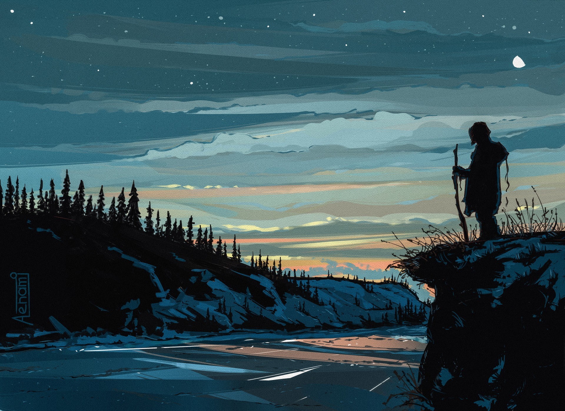 artwork, 1080P, Aenami, HD Wallpaper