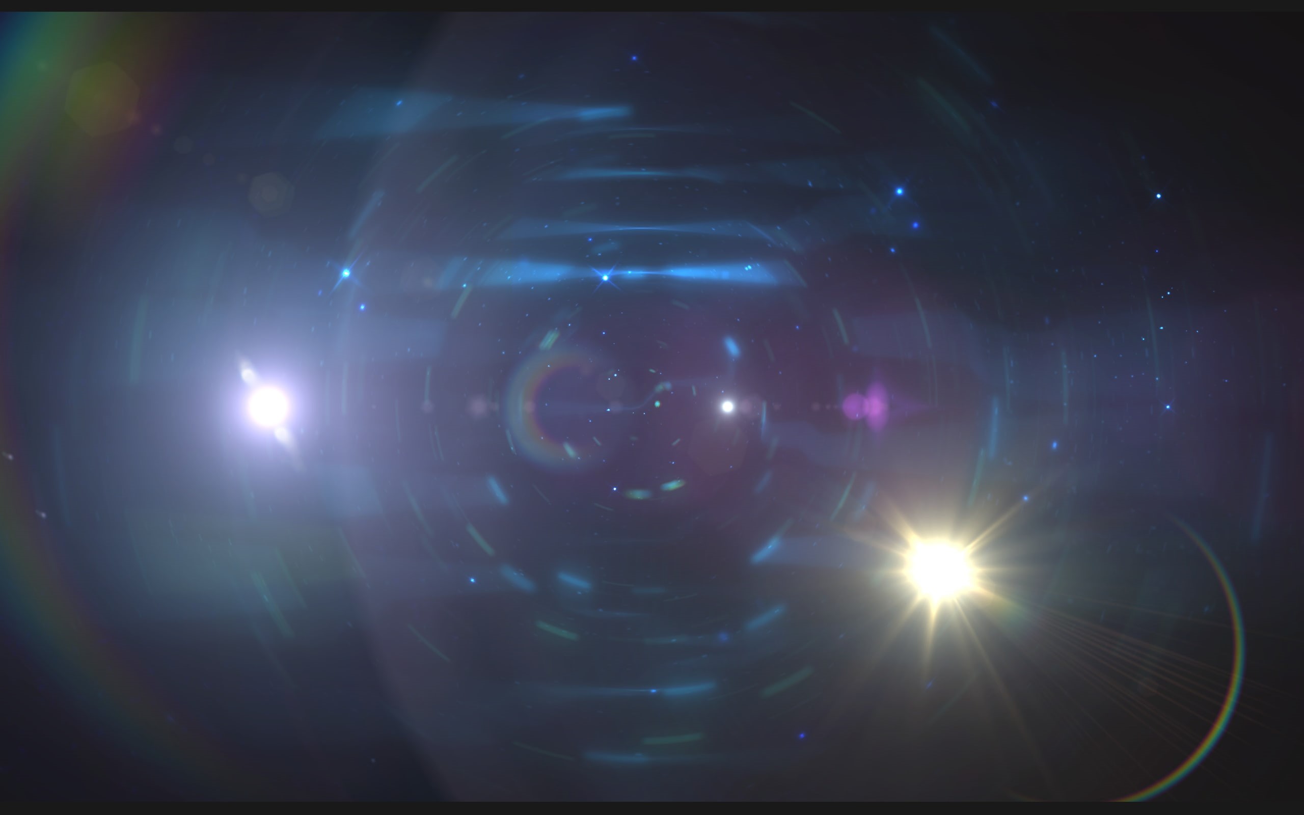 lights, lens flare, 2K, HD Wallpaper