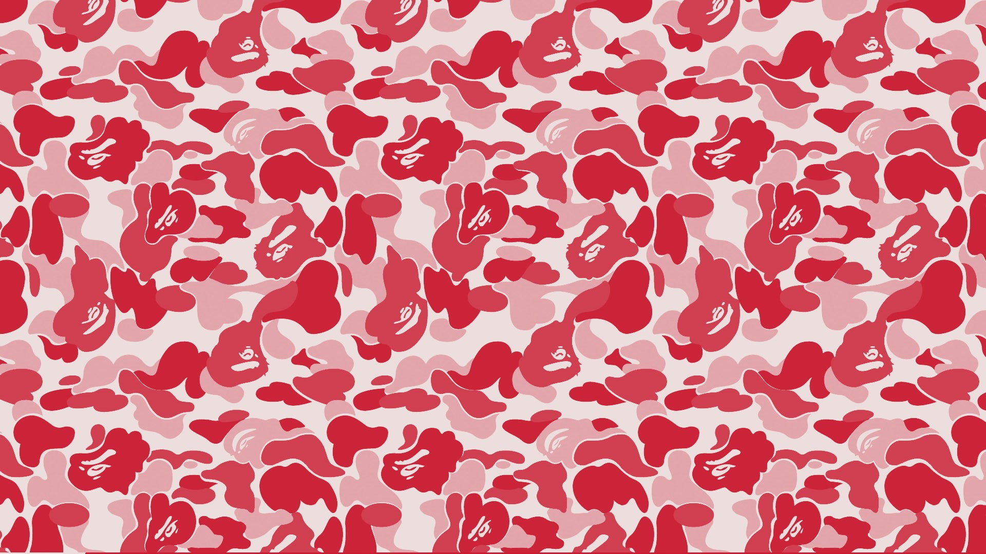 design, bathing ape, no people, pattern, 1080P, textured, full frame, art and craft, heart shape, creativity, backgrounds, still life, pink background, HD Wallpaper