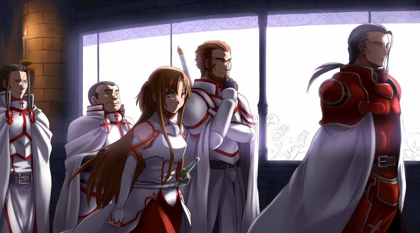 window, indoors, male likeness, casual clothing, Sword Art Online, dancing, people, Asuna Yuuki, day, real people, young women, Daizen (Sword Art Online), HD Wallpaper