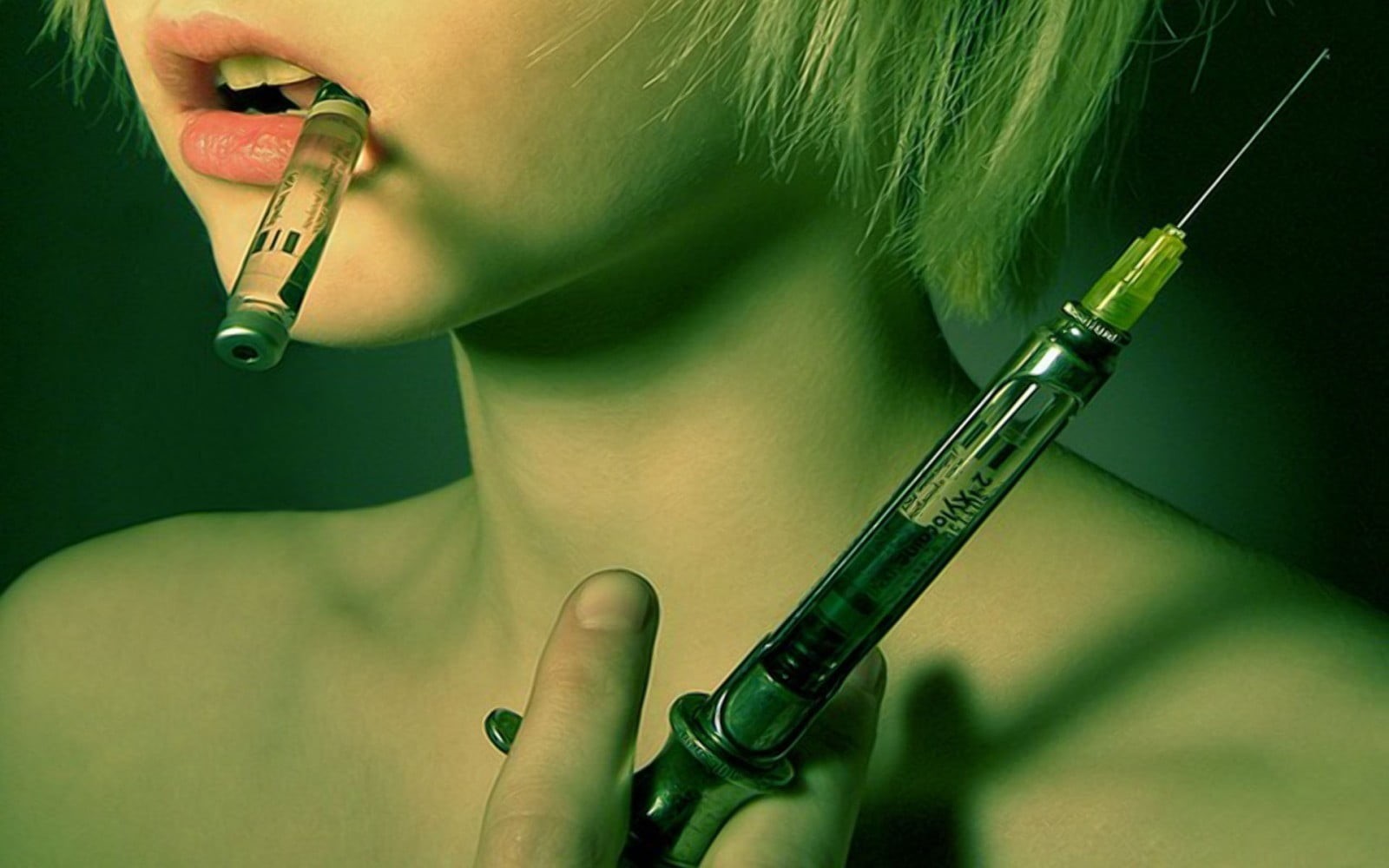 skin, human hand, finger, one person, indoors, human face, adult, equipment, pierced, occupation, drugs, body part, human body part, needles, music, human lips, HD Wallpaper