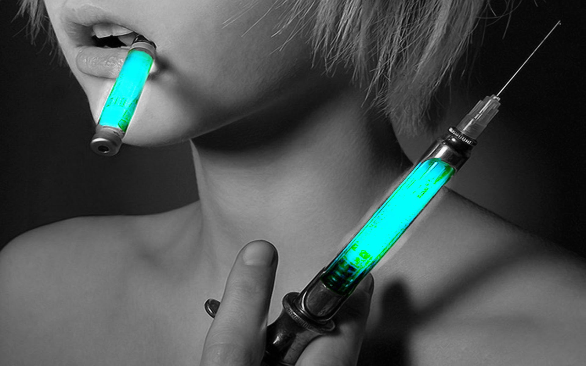 sorrow, horror, addiction, drugs, mood, syringe, 1080P, dark, gothic, women, selective, sad, needle, HD Wallpaper