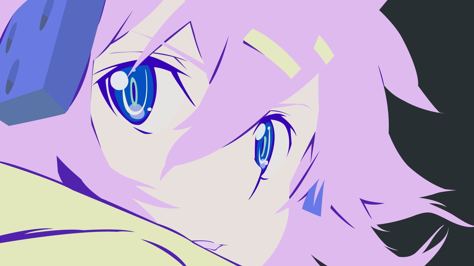 blue, paper, anime vectors, plant, female, abstract, art and craft, no people, nature, anime, pink, creativity, pink color, pattern, 1080P, close-up, haired, HD Wallpaper