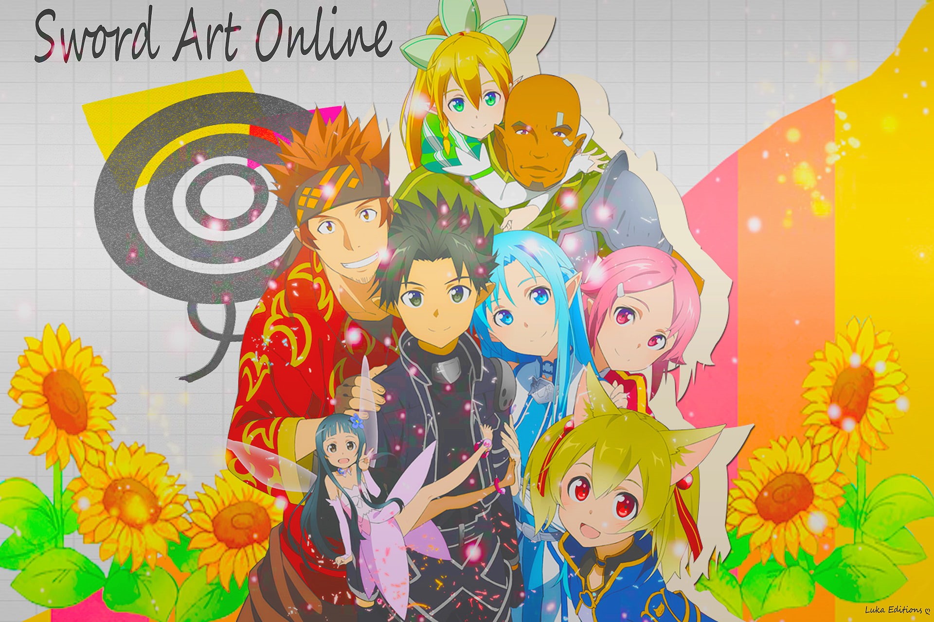Suguha Kirigaya, Rika Shinozaki, Keiko Ayano, Asuna Yuuki, Yui (Sword Art Online), Leafa (Sword Art Online), Sword Art Online, Klein (Sword Art Online), HD Wallpaper