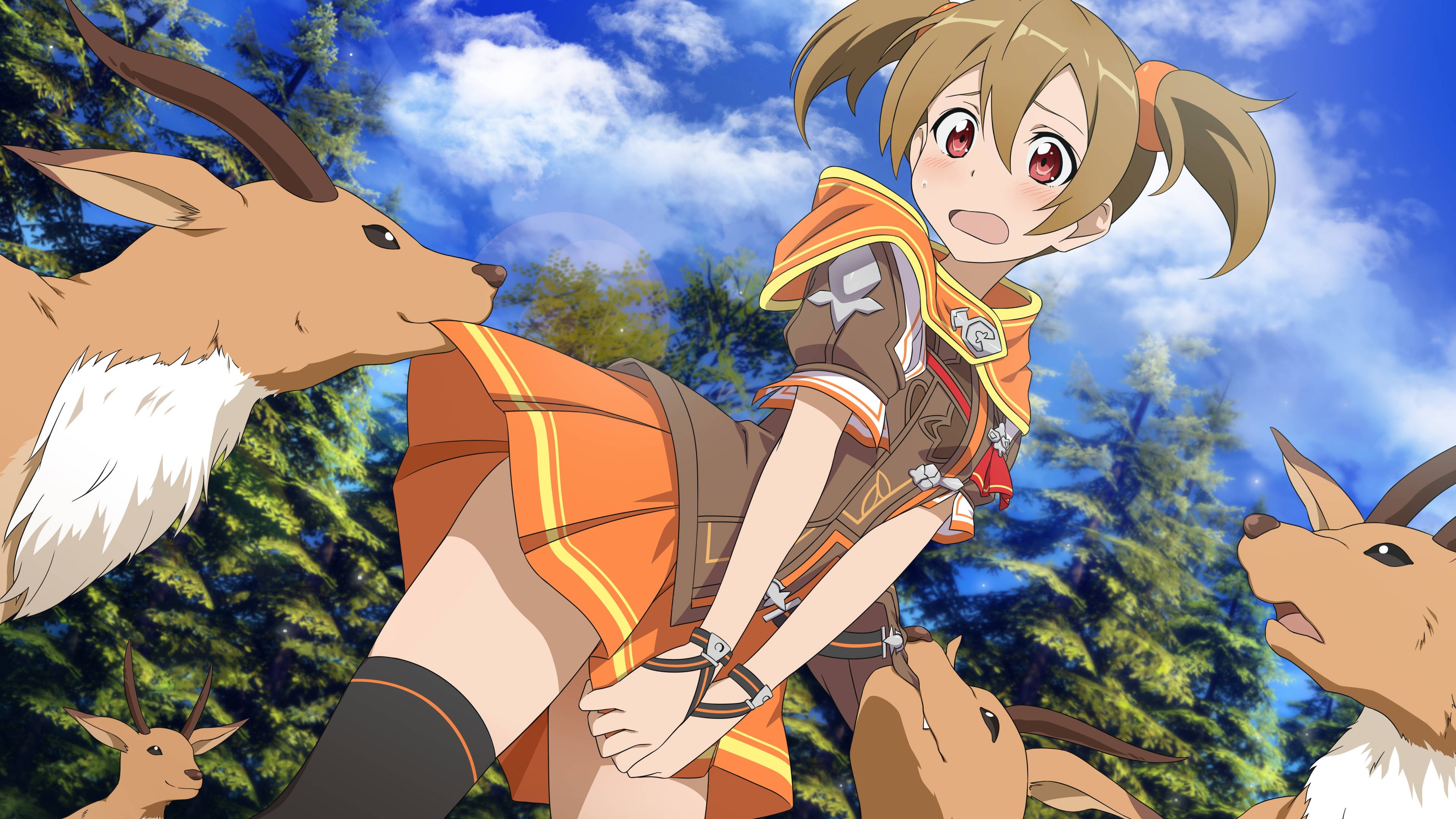Ayano Keiko, Sword Art Online, anime, 4K, HD Wallpaper