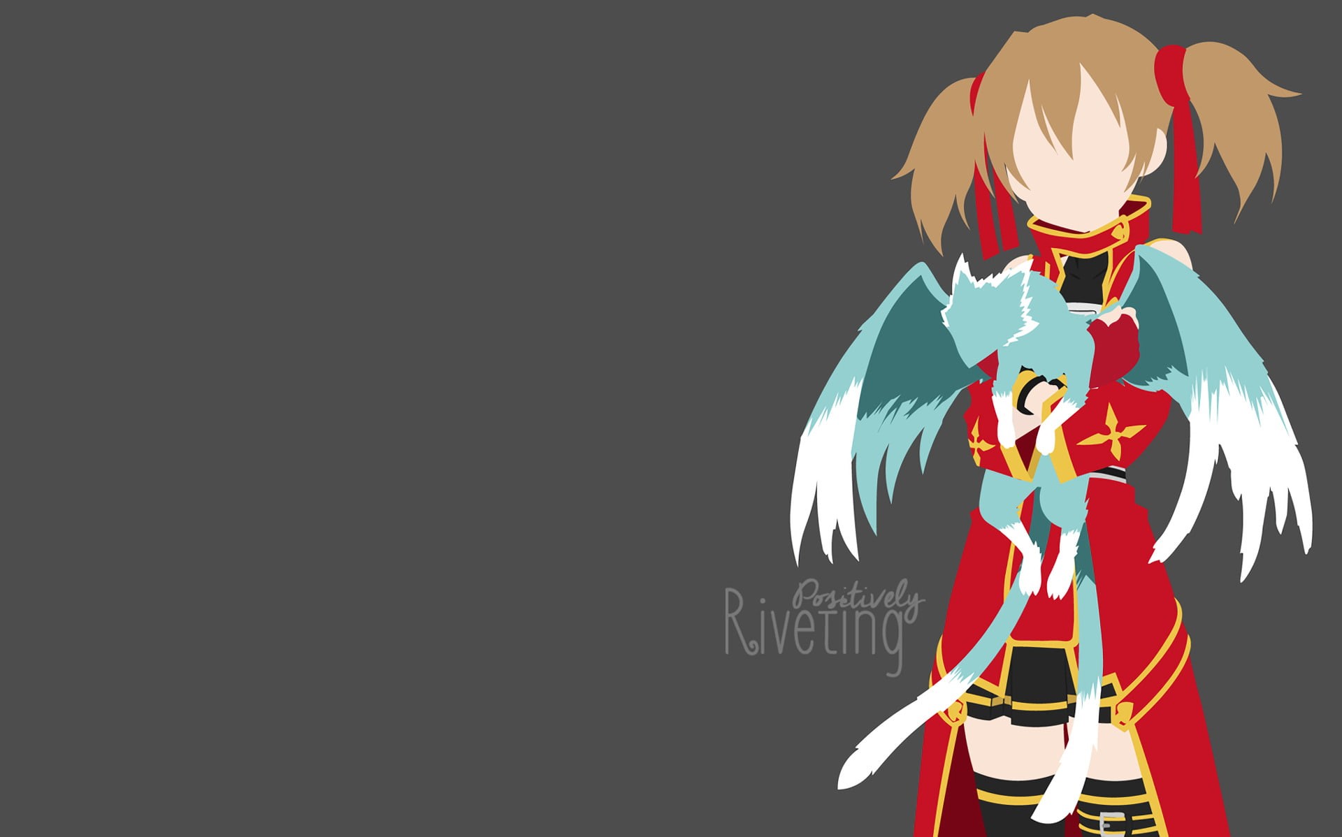 Silica (Sword Art Online), 1080P, Keiko Ayano, Sword Art Online, Minimalist, HD Wallpaper