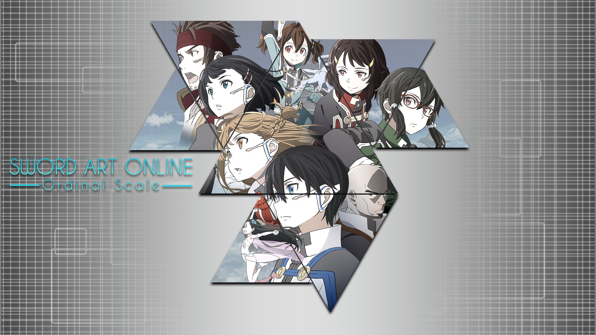 1080P, Shinozaki Rika, Sword Art Online, Yui(Sword Art Online), anime, Sinon (Sword Art Online), Sword Art Online: Ordinal Scale, Kirito (Sword Art Online), HD Wallpaper
