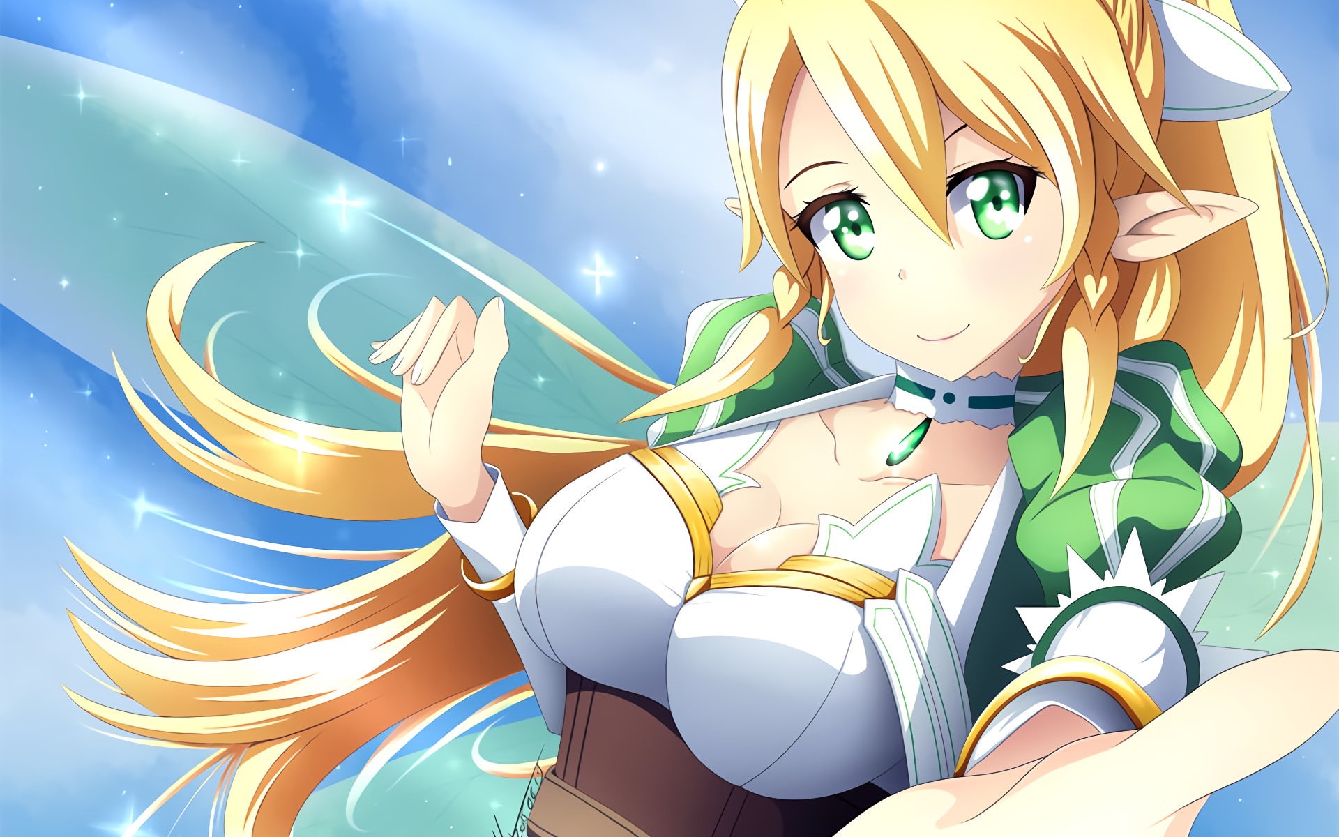 1080P, Leafa (Sword Art Online), Sword Art Online, Suguha Kirigaya, HD Wallpaper