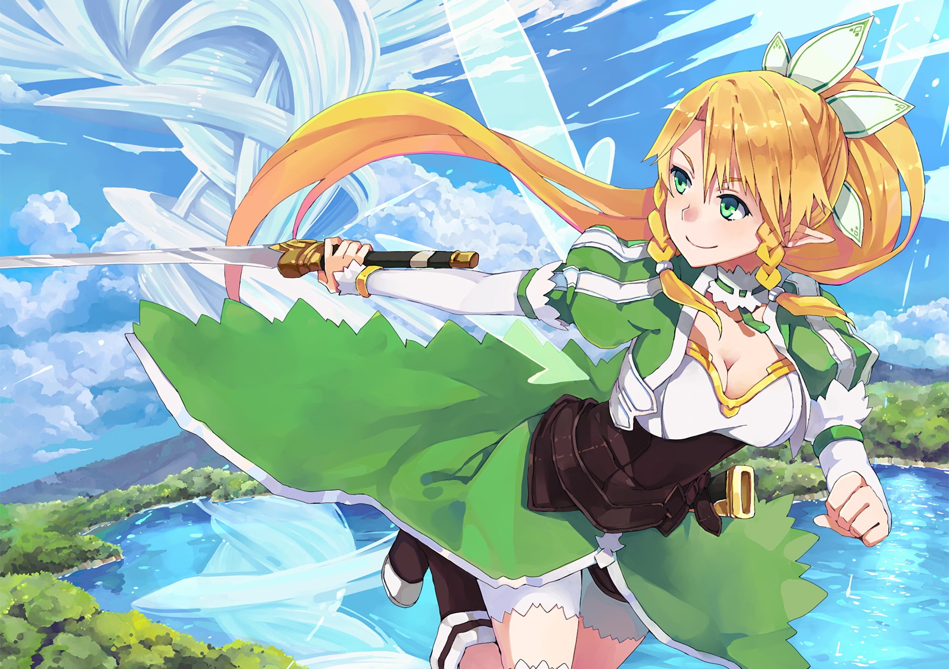 Sword Art Online, Leafa (Sword Art Online), 1080P, HD Wallpaper