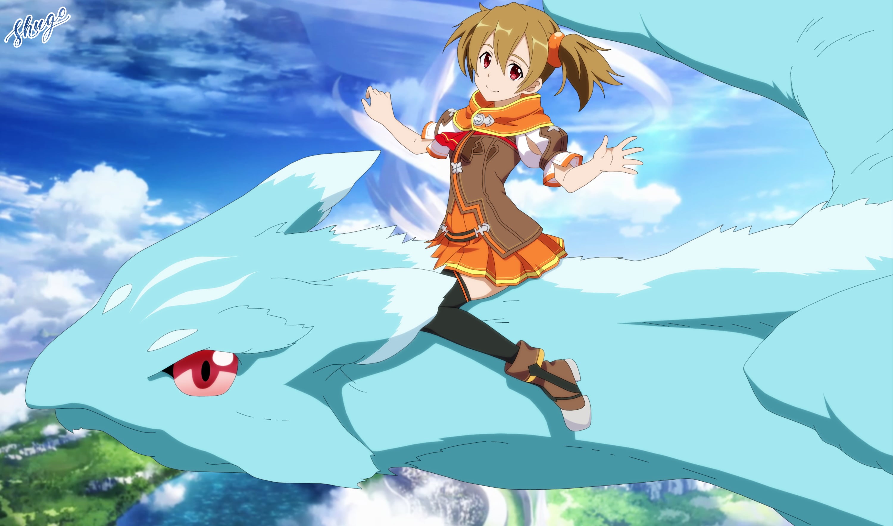 Pina (Sword Art Online), Silica (Sword Art Online), Sword Art Online, 2K, HD Wallpaper