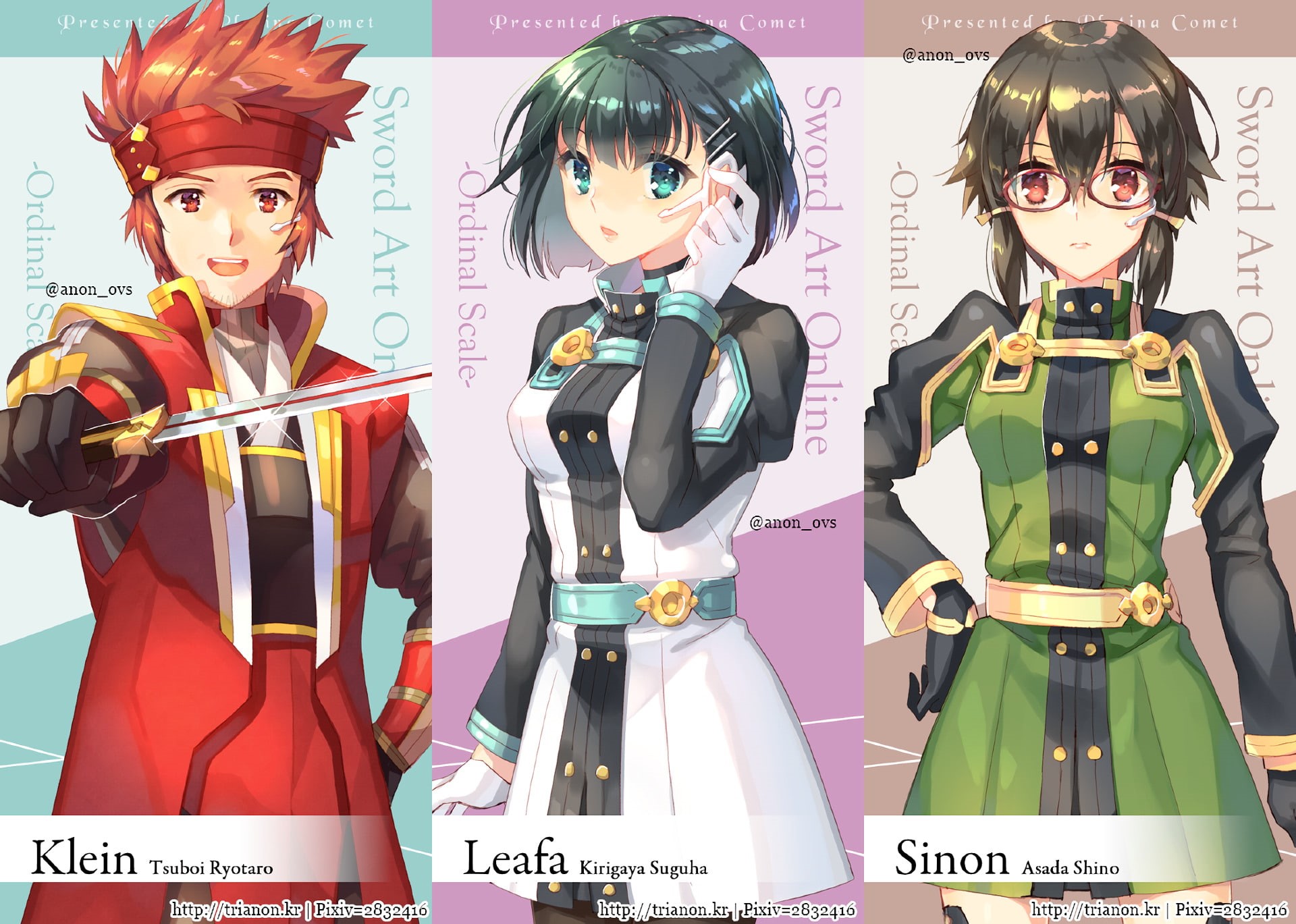 Leafa (Sword Art Online), Asada Shino, Sword Art Online, Sinon (Sword Art Online), Klein (Sword Art Online), Ryoutarou Tsuboi, Suguha Kirigaya, Sword Art Online Movie: Ordinal Scale, HD Wallpaper