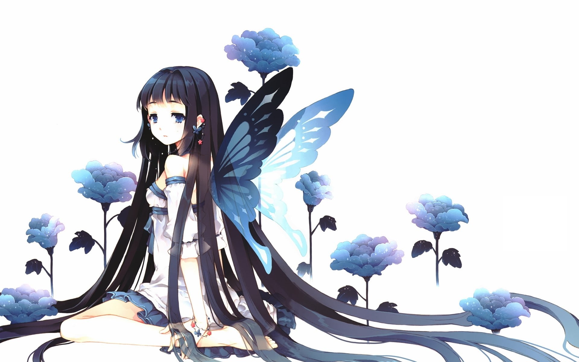 Yui(Sword Art Online), Sword Art Online, 1080P, dark hair, long hair, anime girls, HD Wallpaper