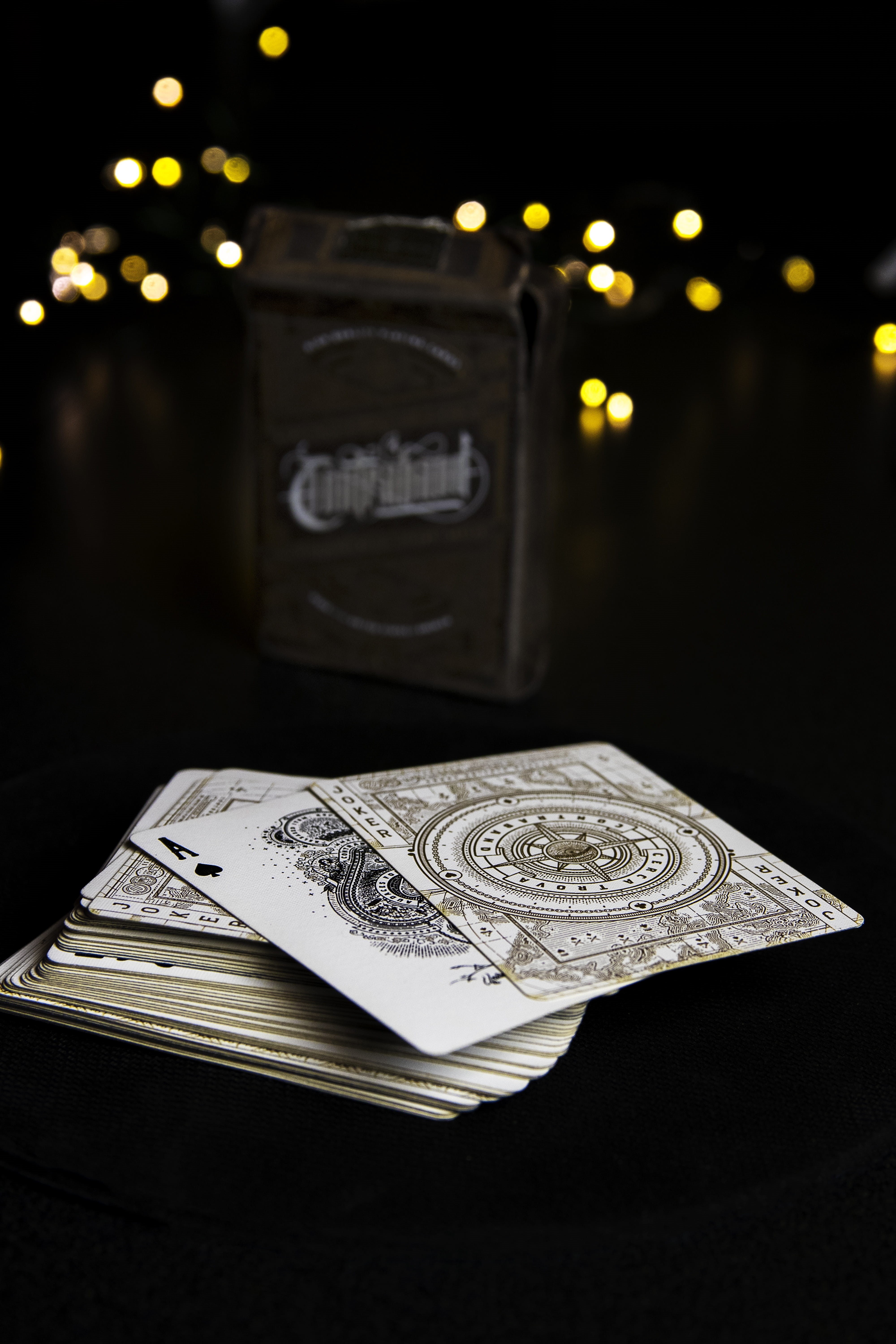 business, contraband, hundred, communication, stack, ace, gambling, no people, vegas, finance, chance, joker, restaurant, black background, card, close-up, Phone HD Wallpaper