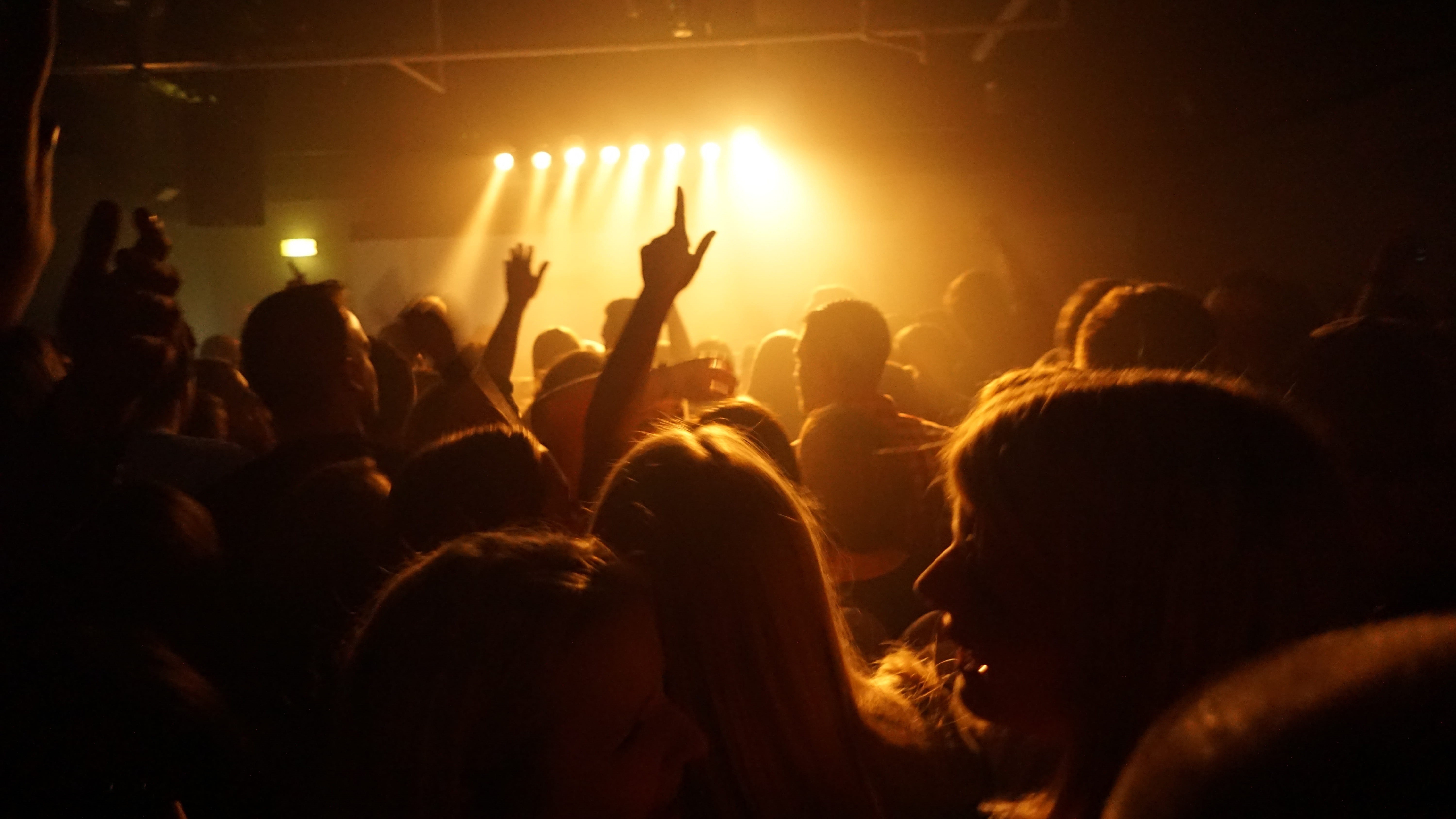 Party, rock Music, Dance, people, pop Rock, body part, fan - Enthusiast, illuminated, spectator, enjoyment, music Festival, stage, 5K, youth Culture, applauding, HD Wallpaper