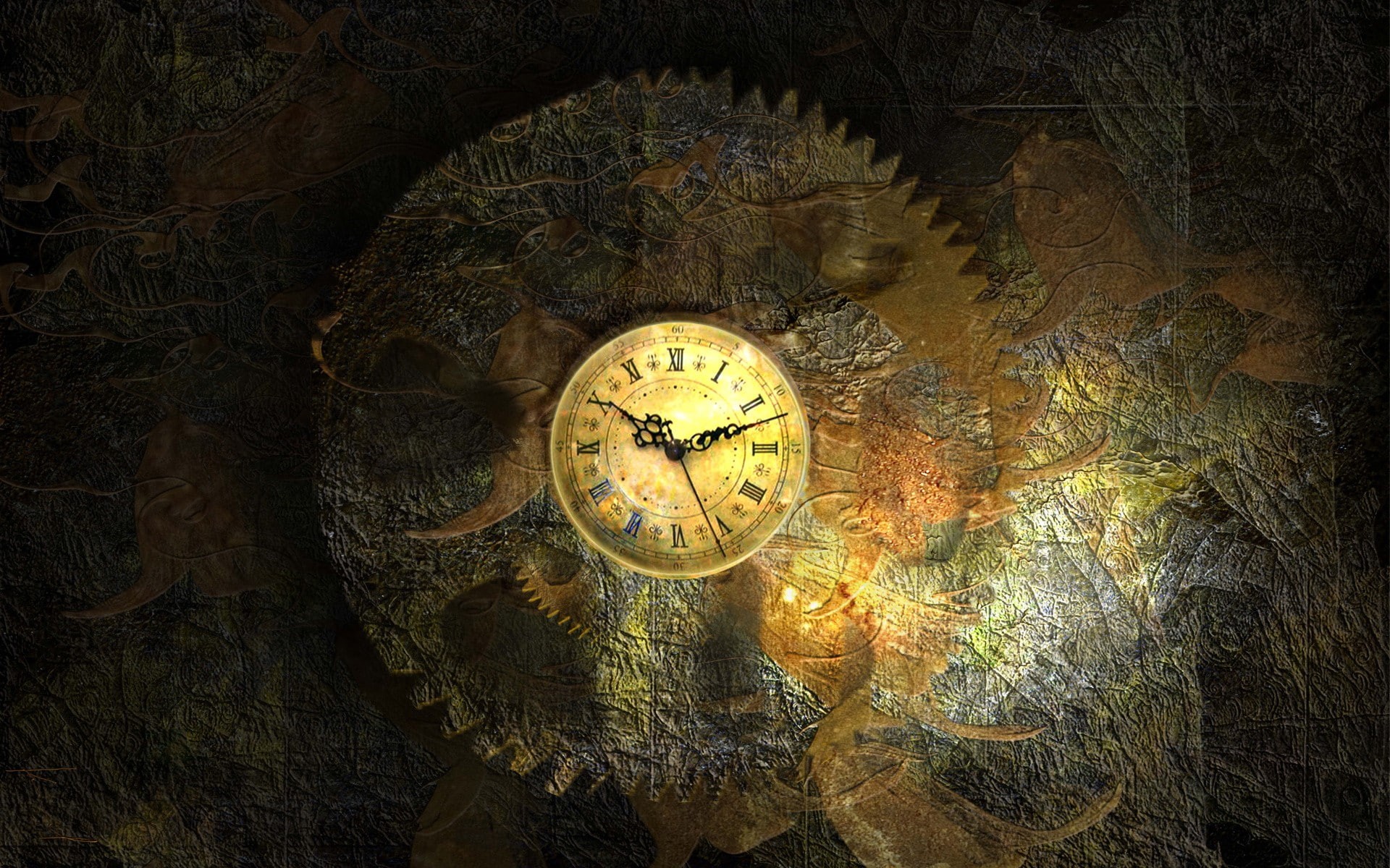 watch, clockworks, Roman numerals, clocks, vintage, gears, time, 1080P, HD Wallpaper