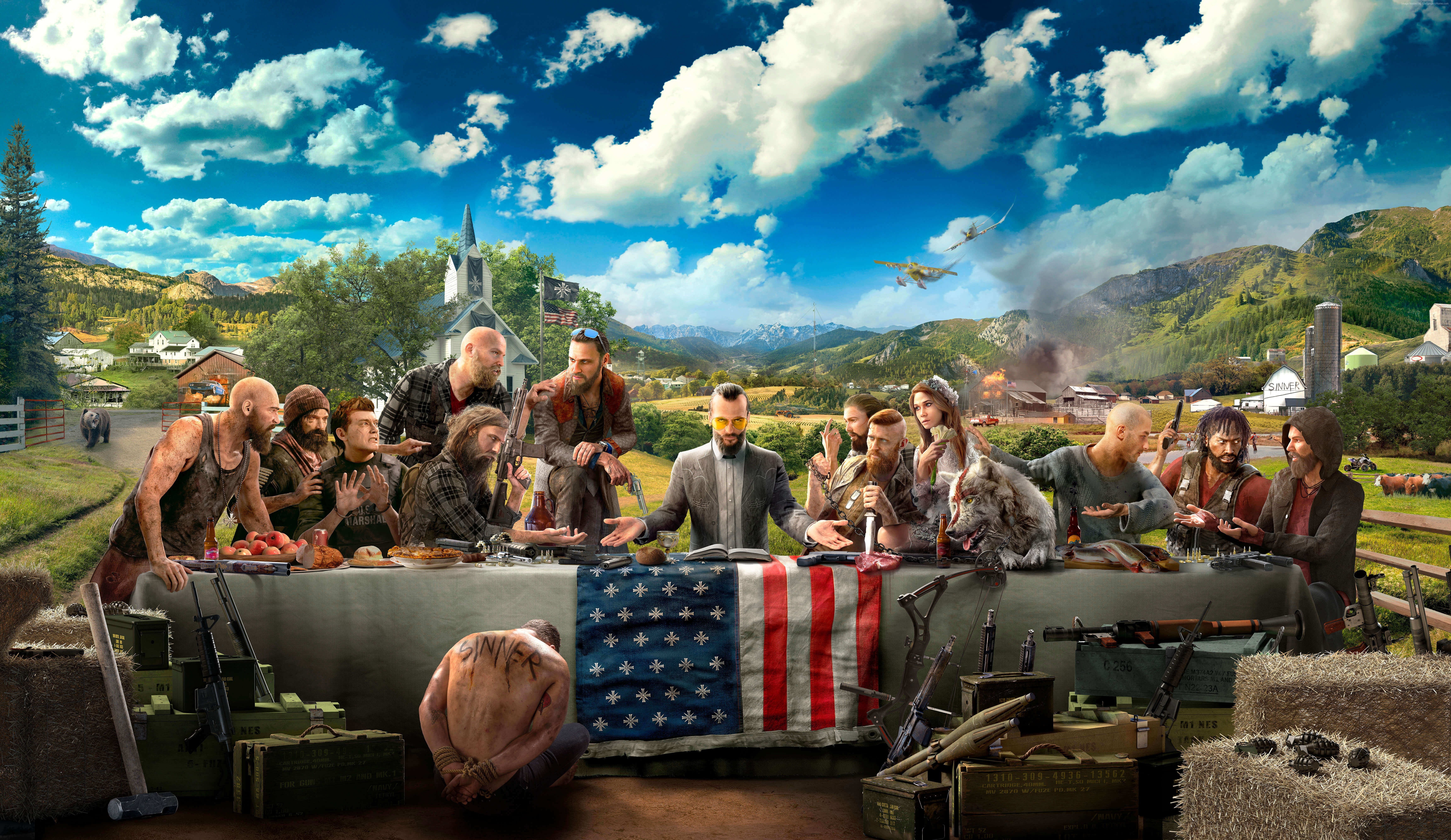 HD, 4k, 5K, Far Cry 5, E3 2017, HD Wallpaper