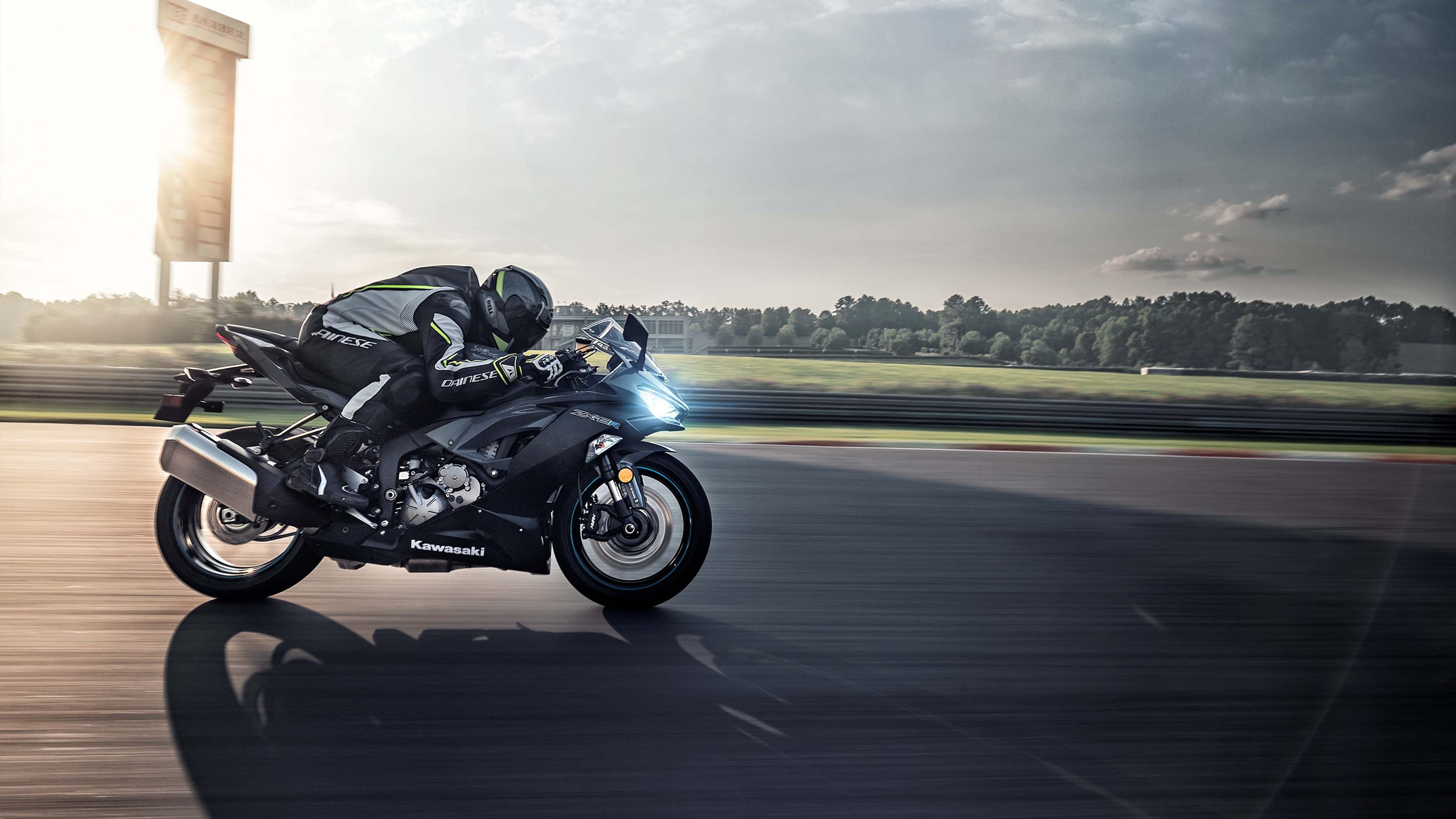 Ninja, 4K, zx, r, Kawasaki, 2019, k, ZX-6R, HD Wallpaper