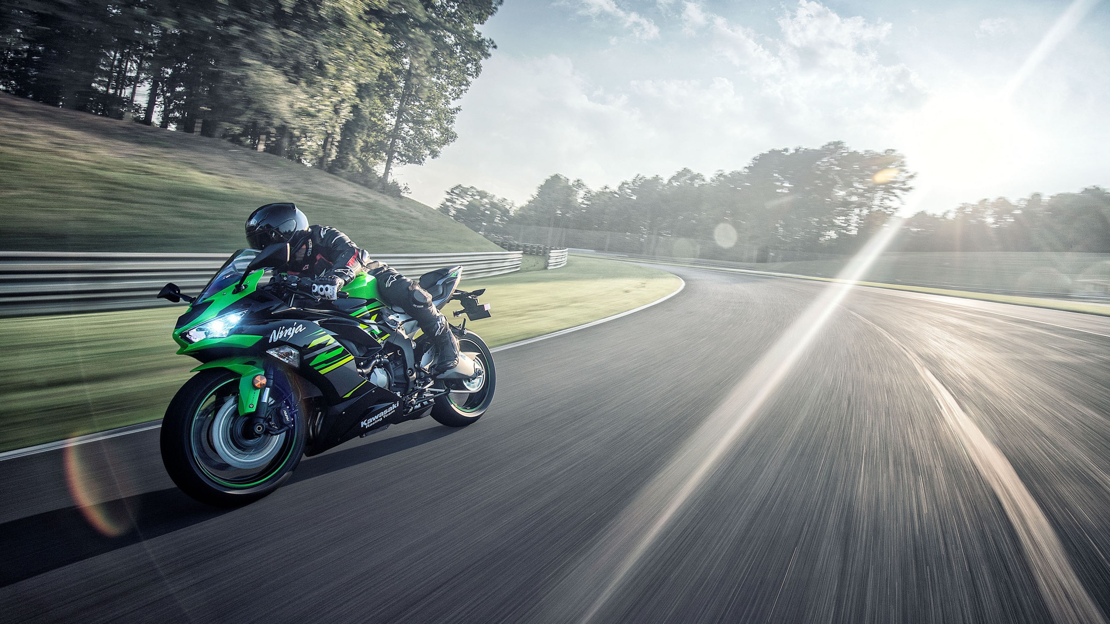 4K, 4K, 2019 Bikes, Kawasaki Ninja ZX-6R, HD Wallpaper