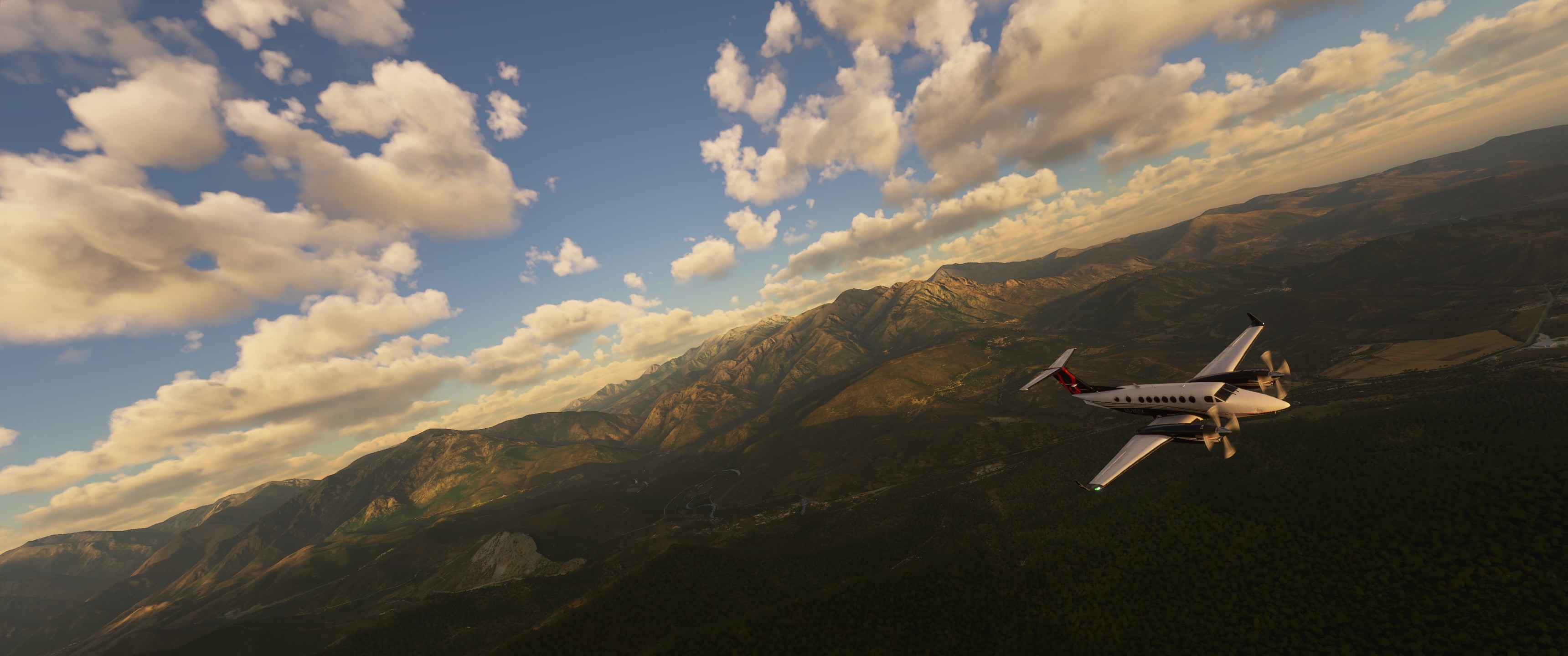 ultrawide, 2K, flight simulator, planes, HD Wallpaper